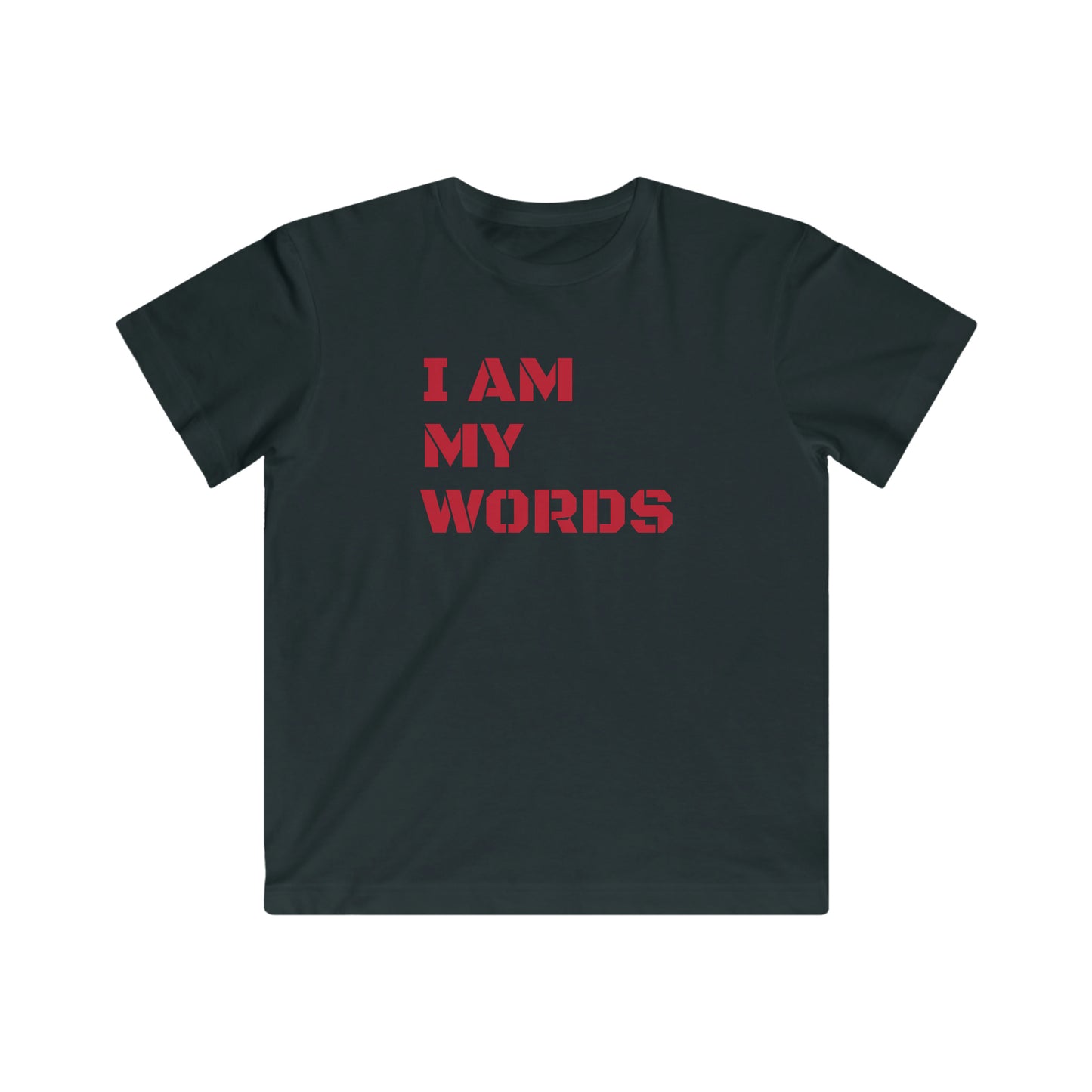 Kids "I AM MY WORDS" Jersey Tee