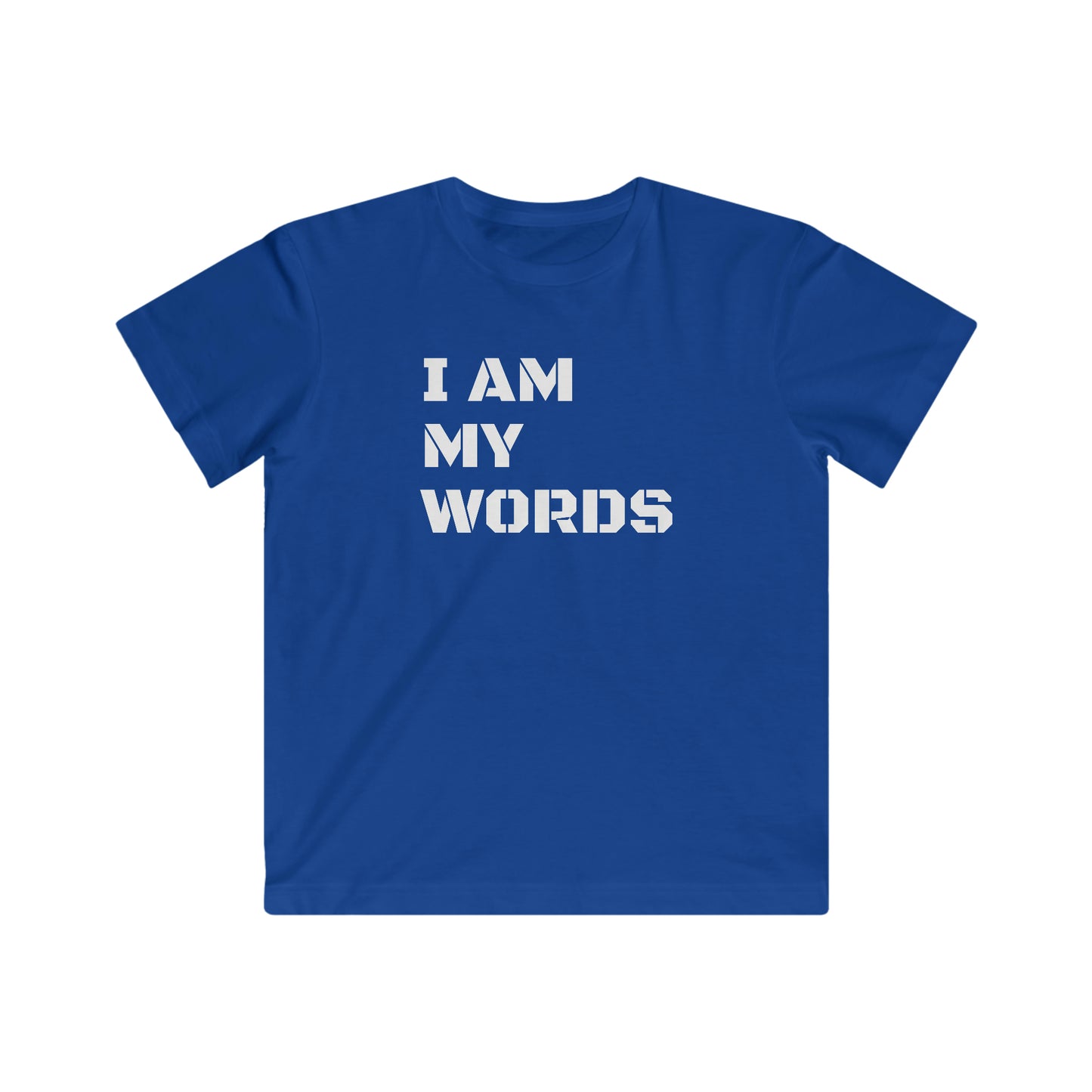 Kids "I AM MY WORDS" Jersey Tee