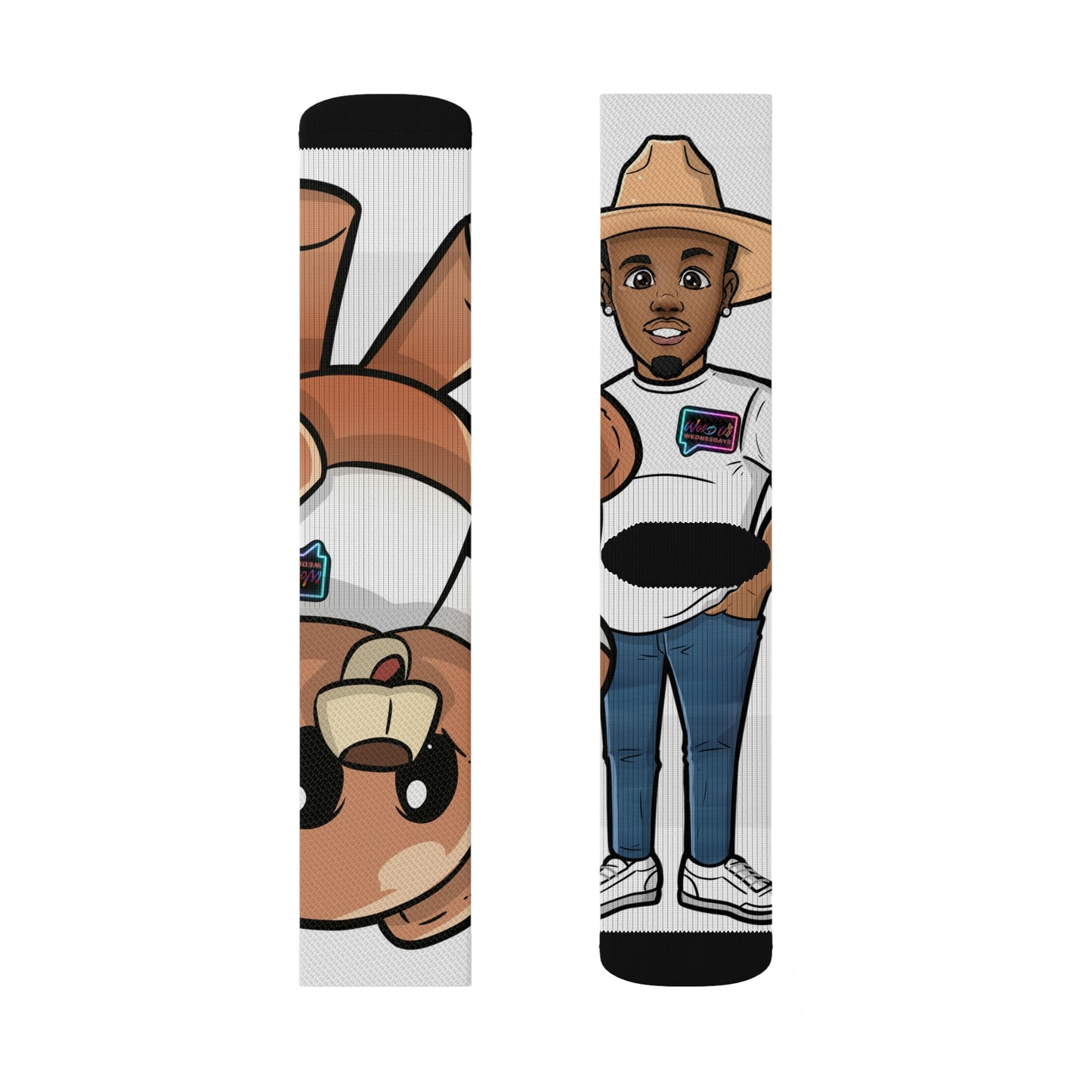 Word Up Wednesdays Graphic Socks