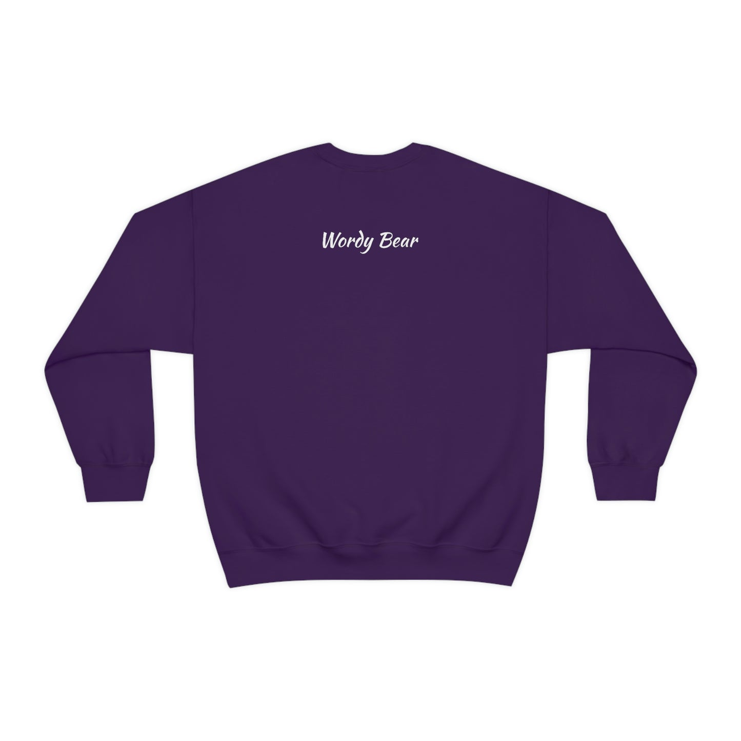 Women's "Wordy Bear" Heavy Blend™ Crewneck Sweatshirt