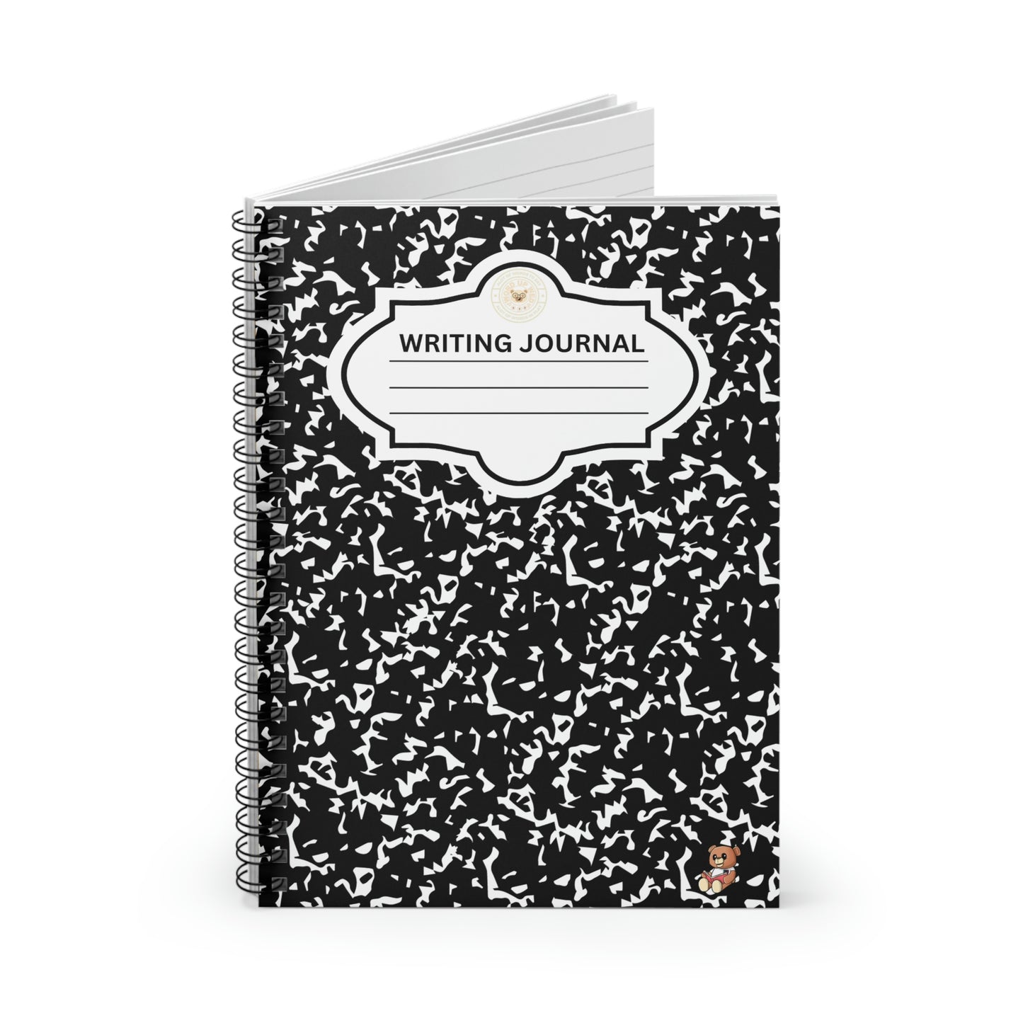 "Writing Journal" Spiral Notebook - Ruled Line