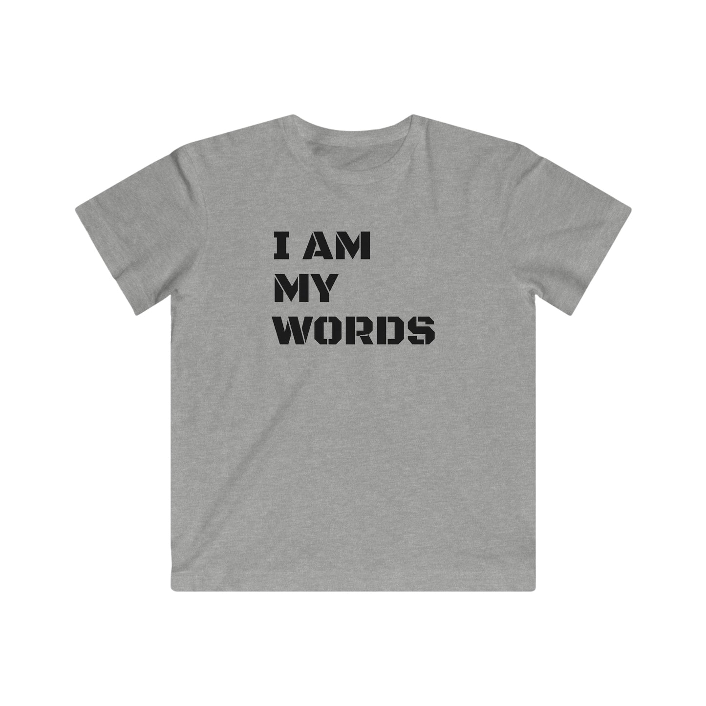 Kids "I AM MY WORDS" Jersey Tee