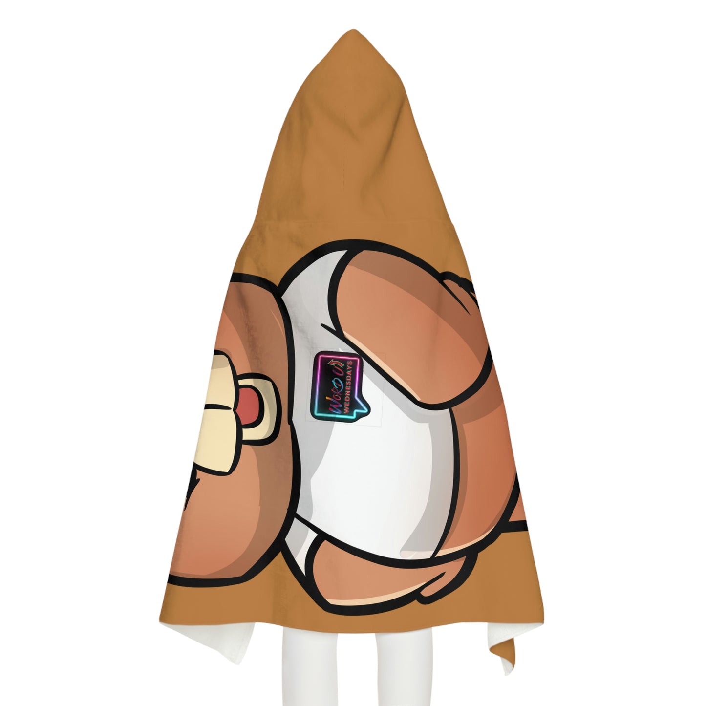 Youth Hooded "Wordy Bear" Towel