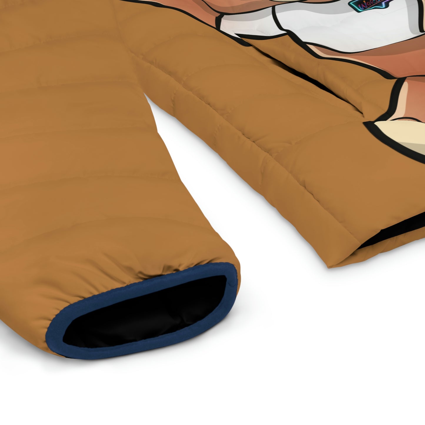 Men's "Henry and Wordy Bear" Puffer Jacket (AOP)