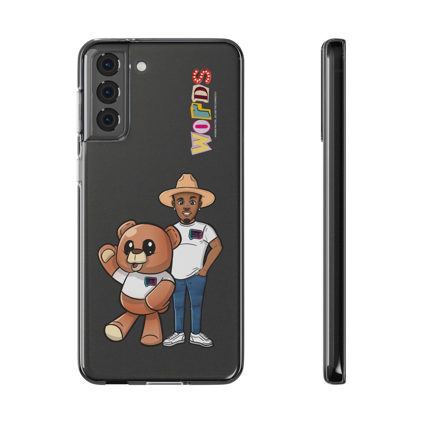 Henry and Wordy Bear Soft Phone Case