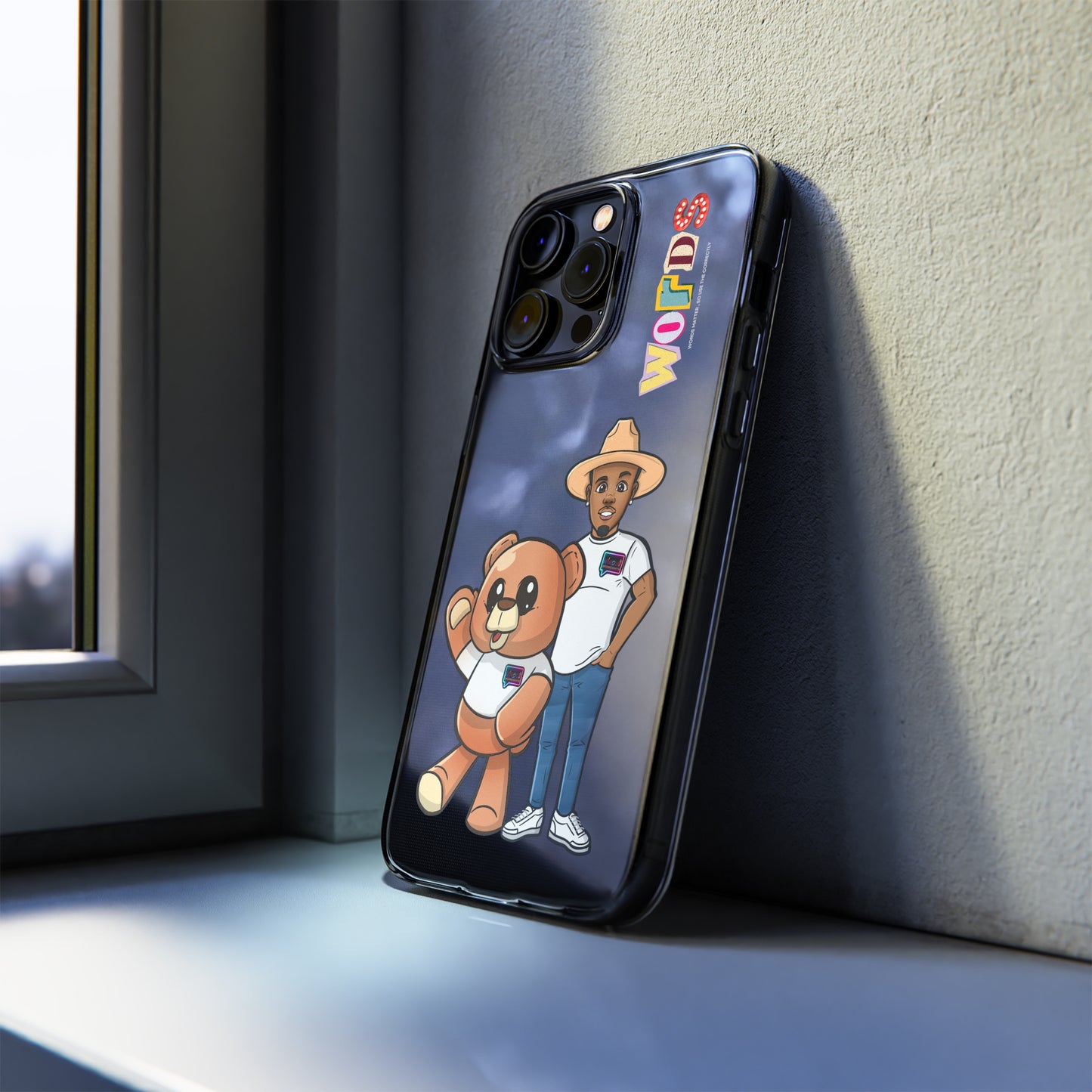 Henry and Wordy Bear Soft Phone Case