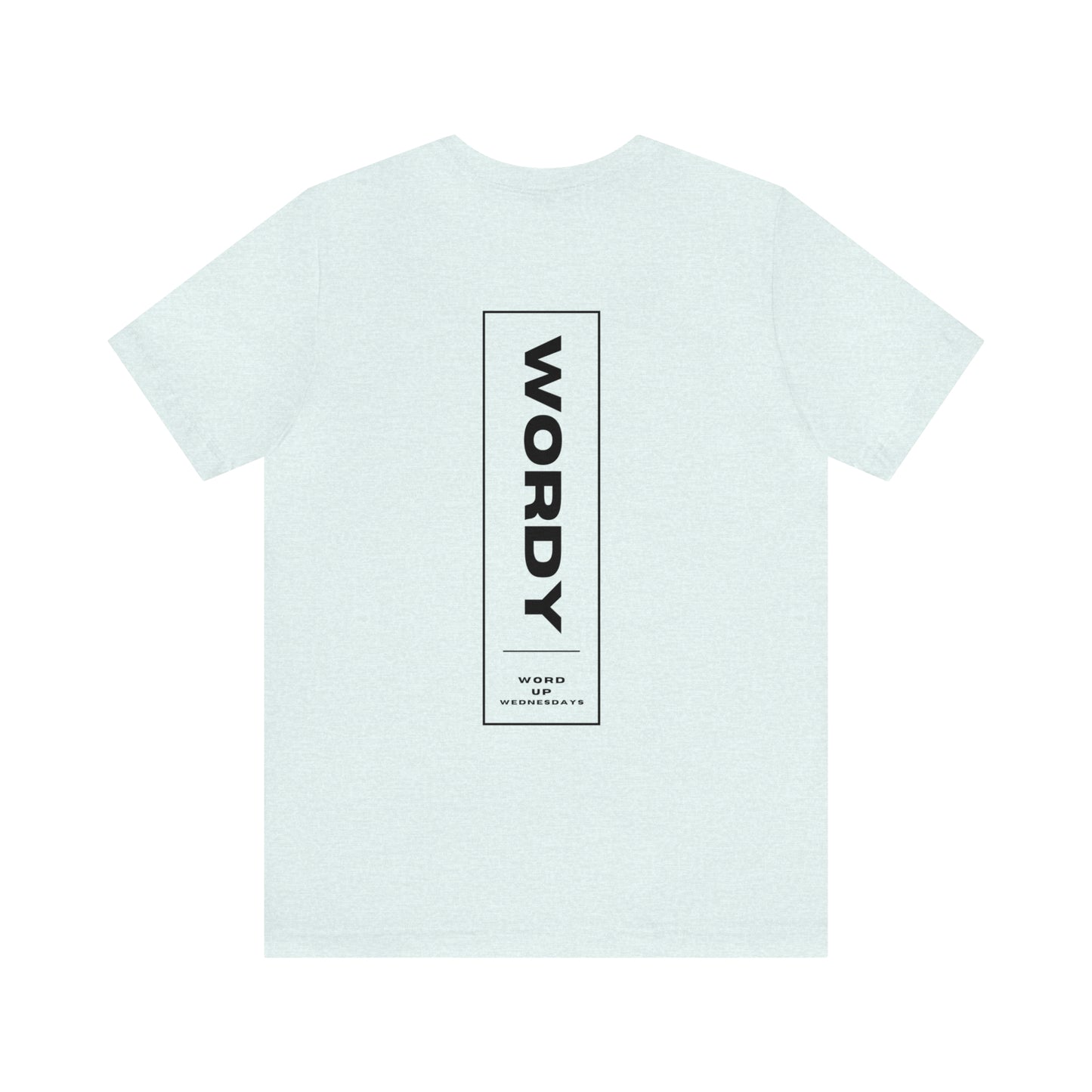 Unisex "Wordy" Double Sided Tee