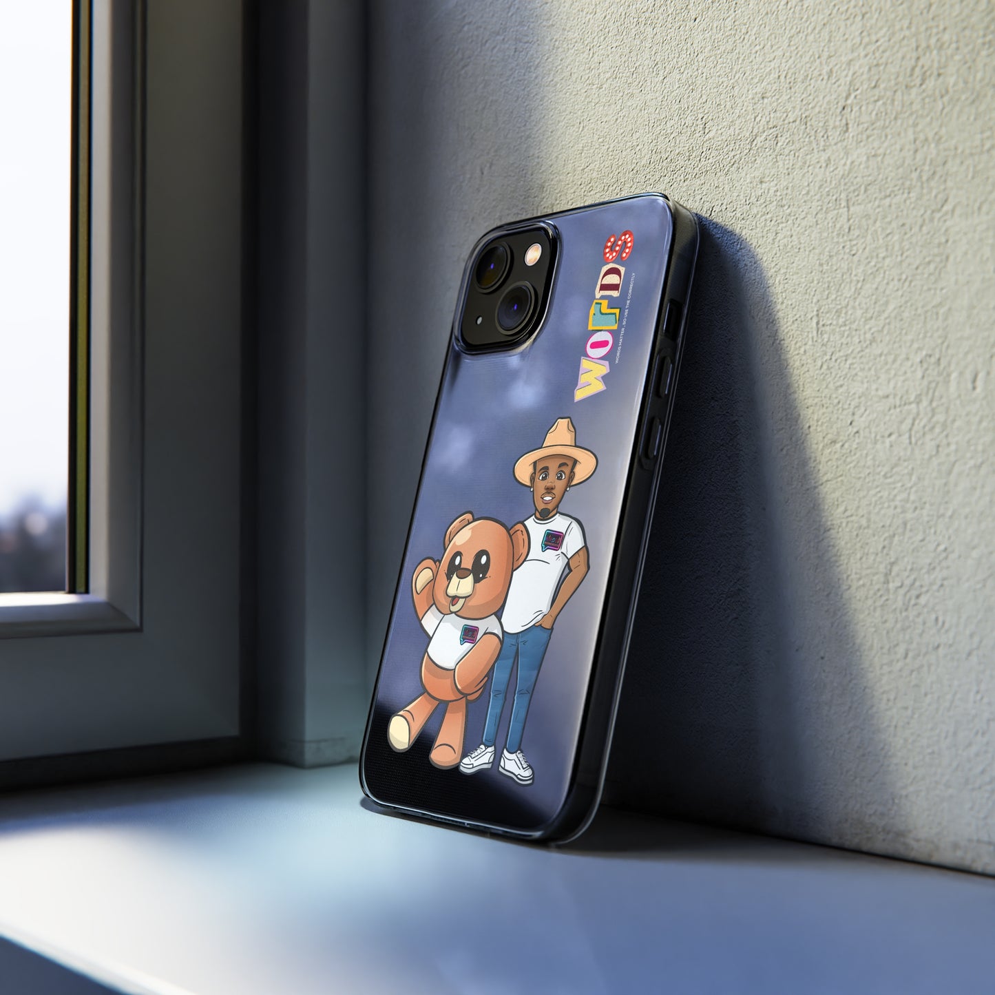 Henry and Wordy Bear Soft Phone Case