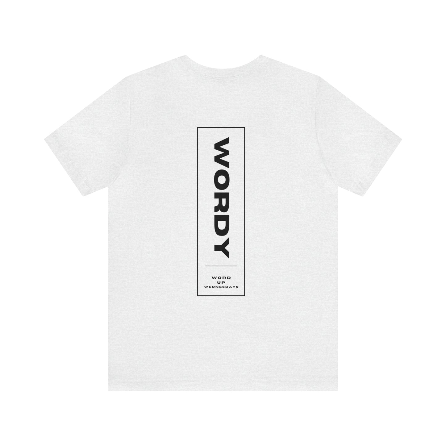 Unisex "Wordy" Double Sided Tee