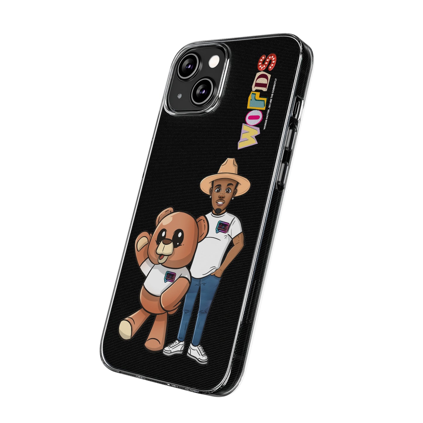 Henry and Wordy Bear Soft Phone Case