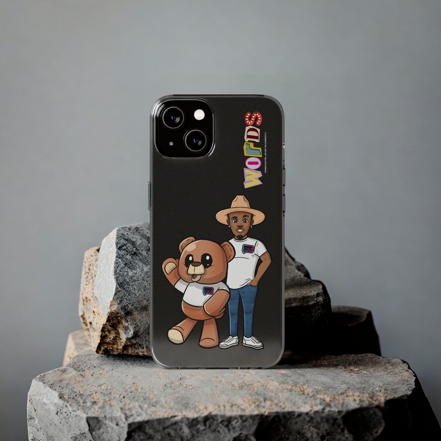 Henry and Wordy Bear Soft Phone Case