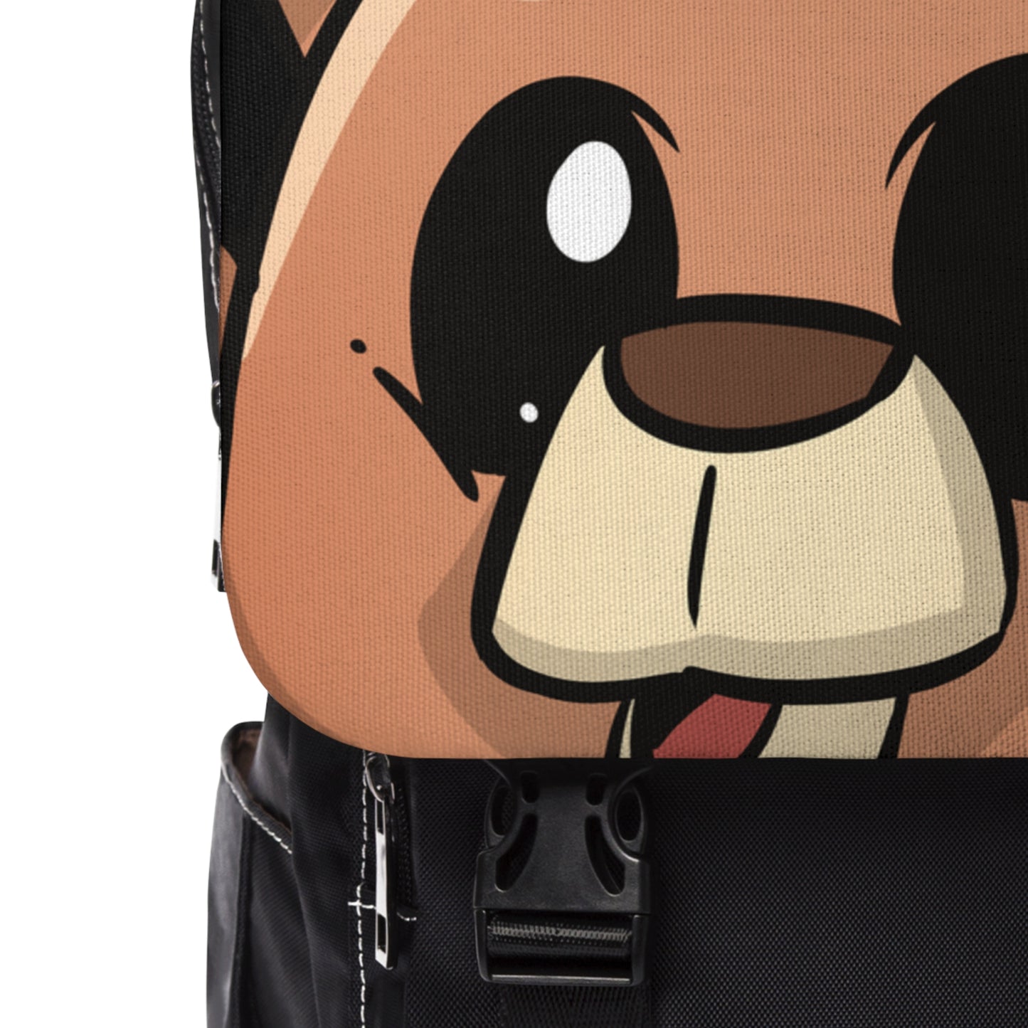 Wordy Bear Shoulder Backpack "Black"