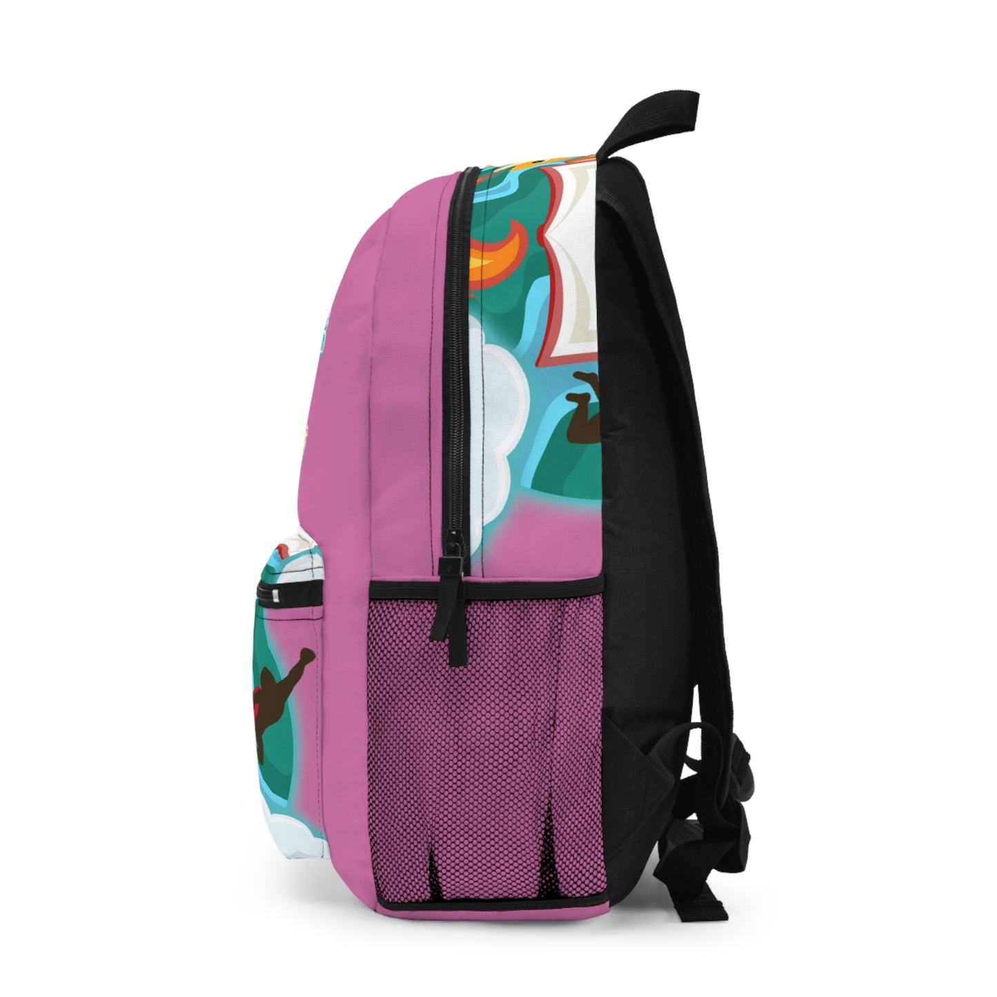 Word Up Wednesdays Whimsical World Of Stories Backpack "Light Pink"