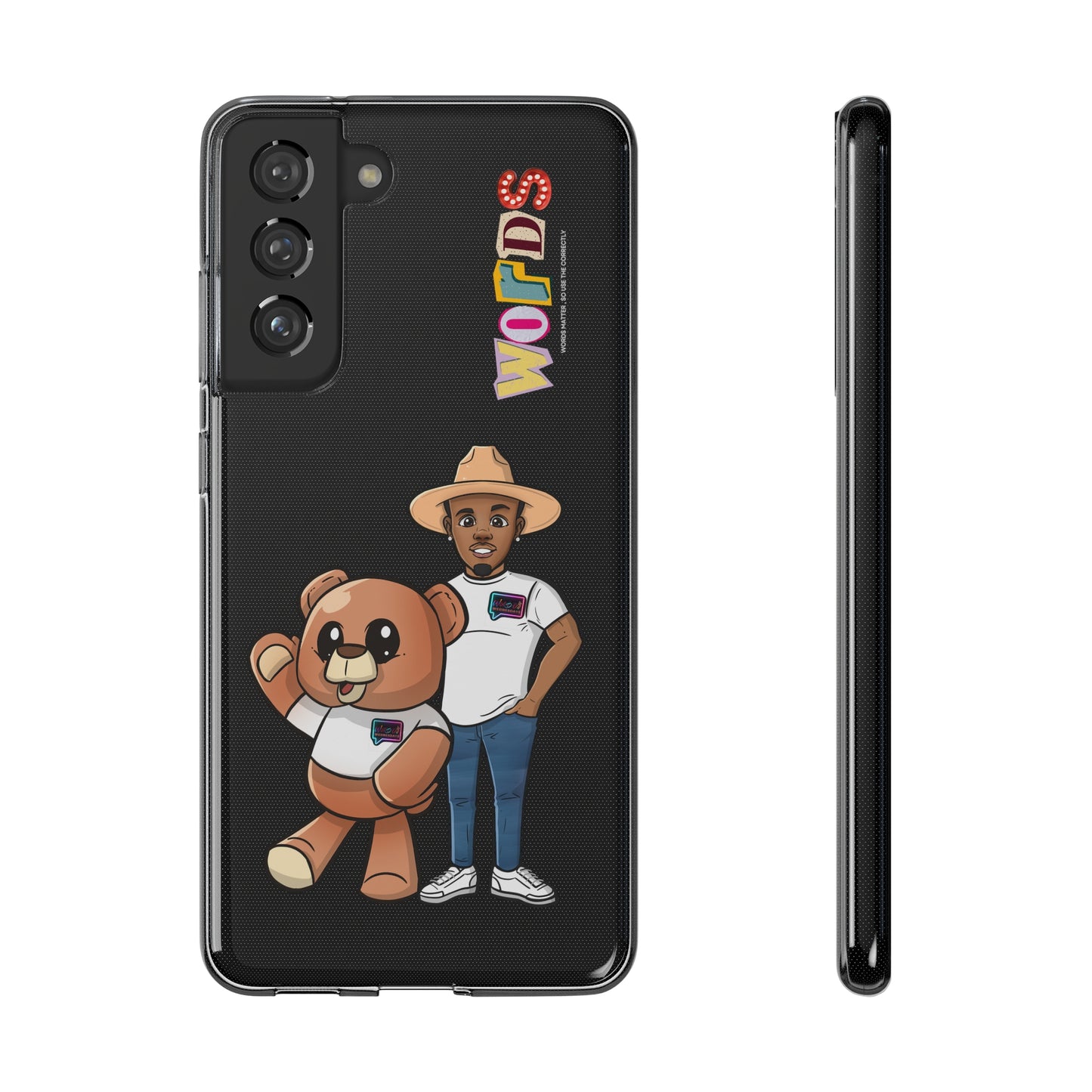 Henry and Wordy Bear Soft Phone Case