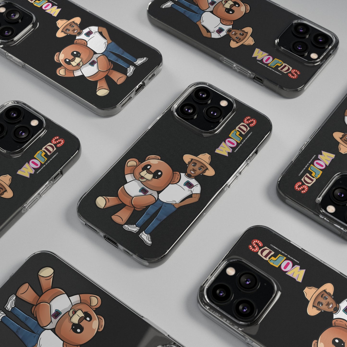 Henry and Wordy Bear Soft Phone Case