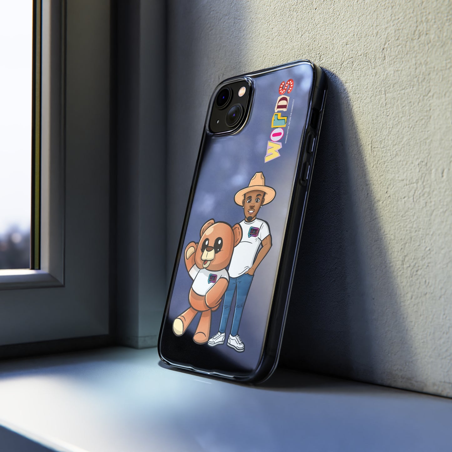 Henry and Wordy Bear Soft Phone Case