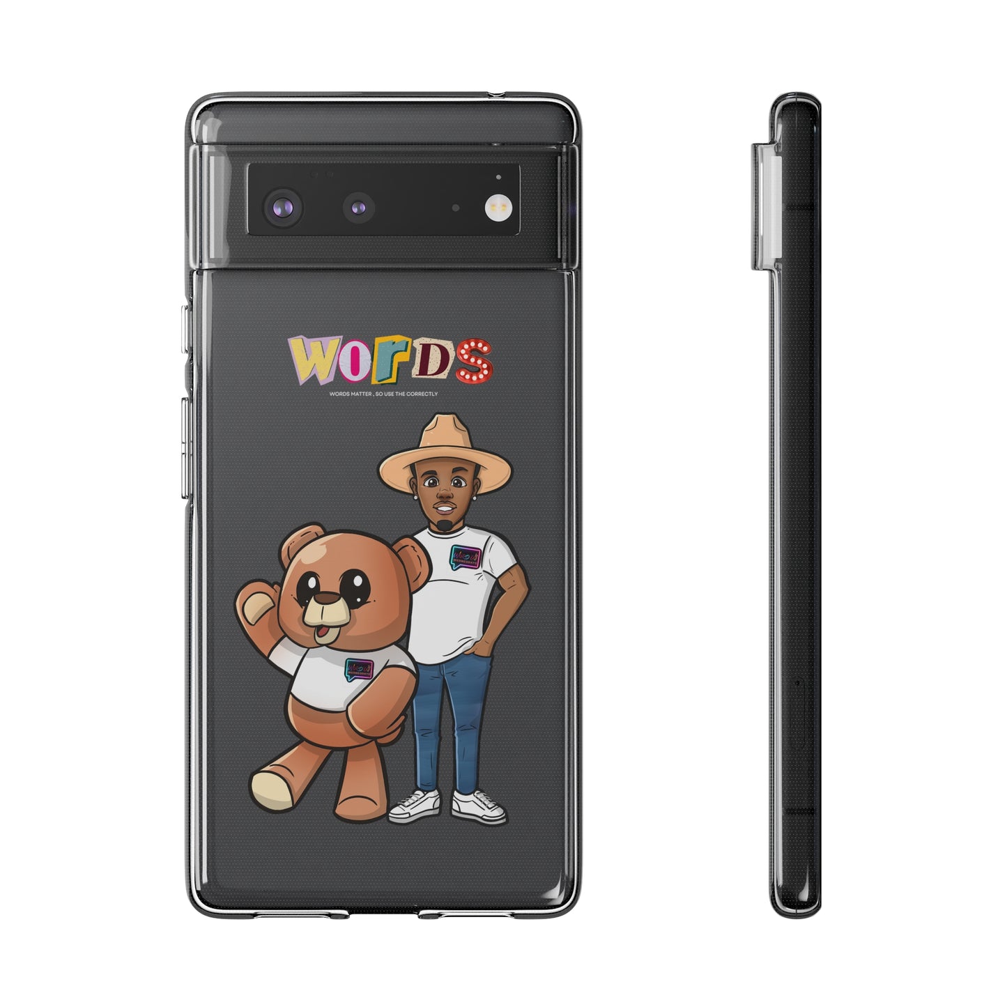 Henry and Wordy Bear Soft Phone Case