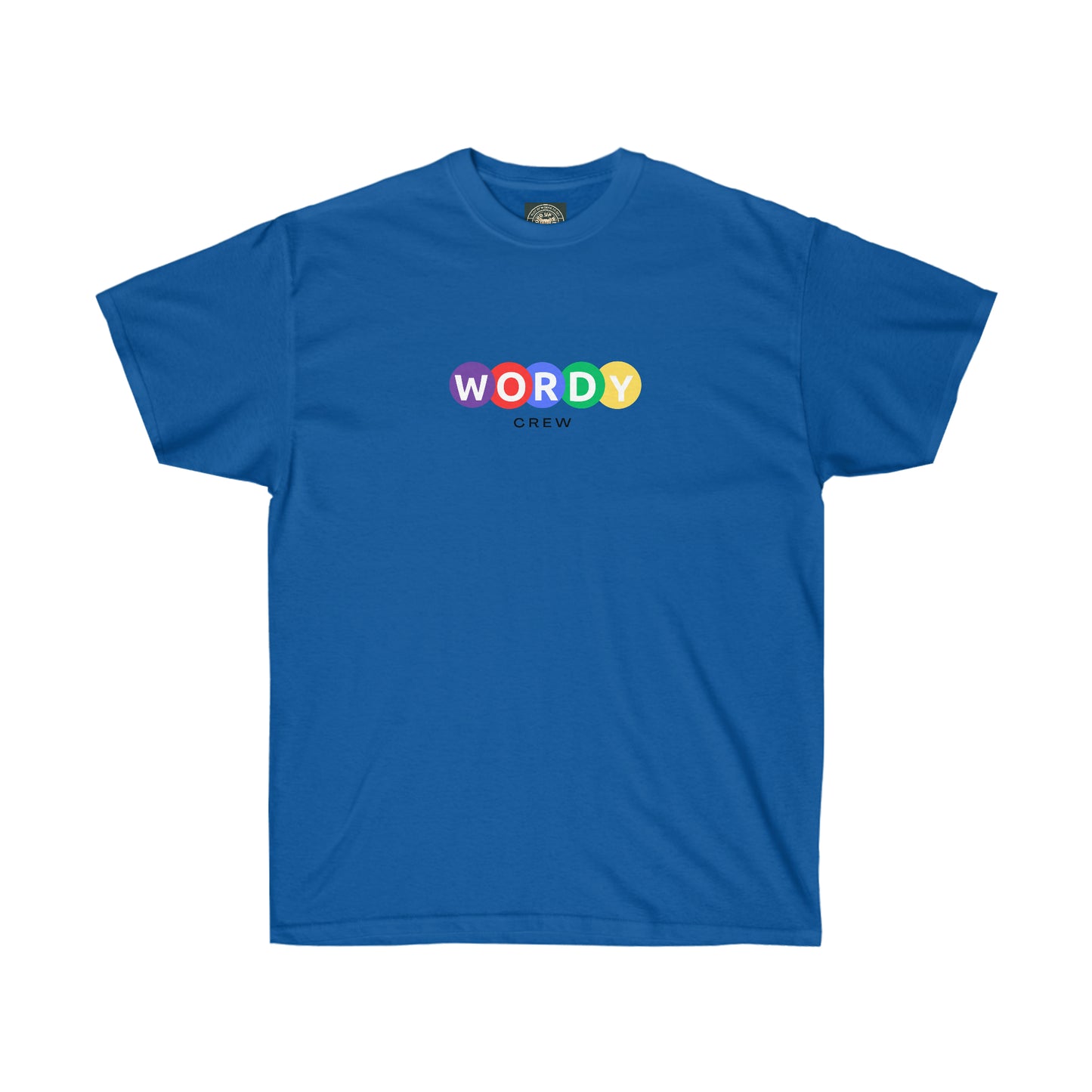 Unisex Wordy Crew" Cotton Tee