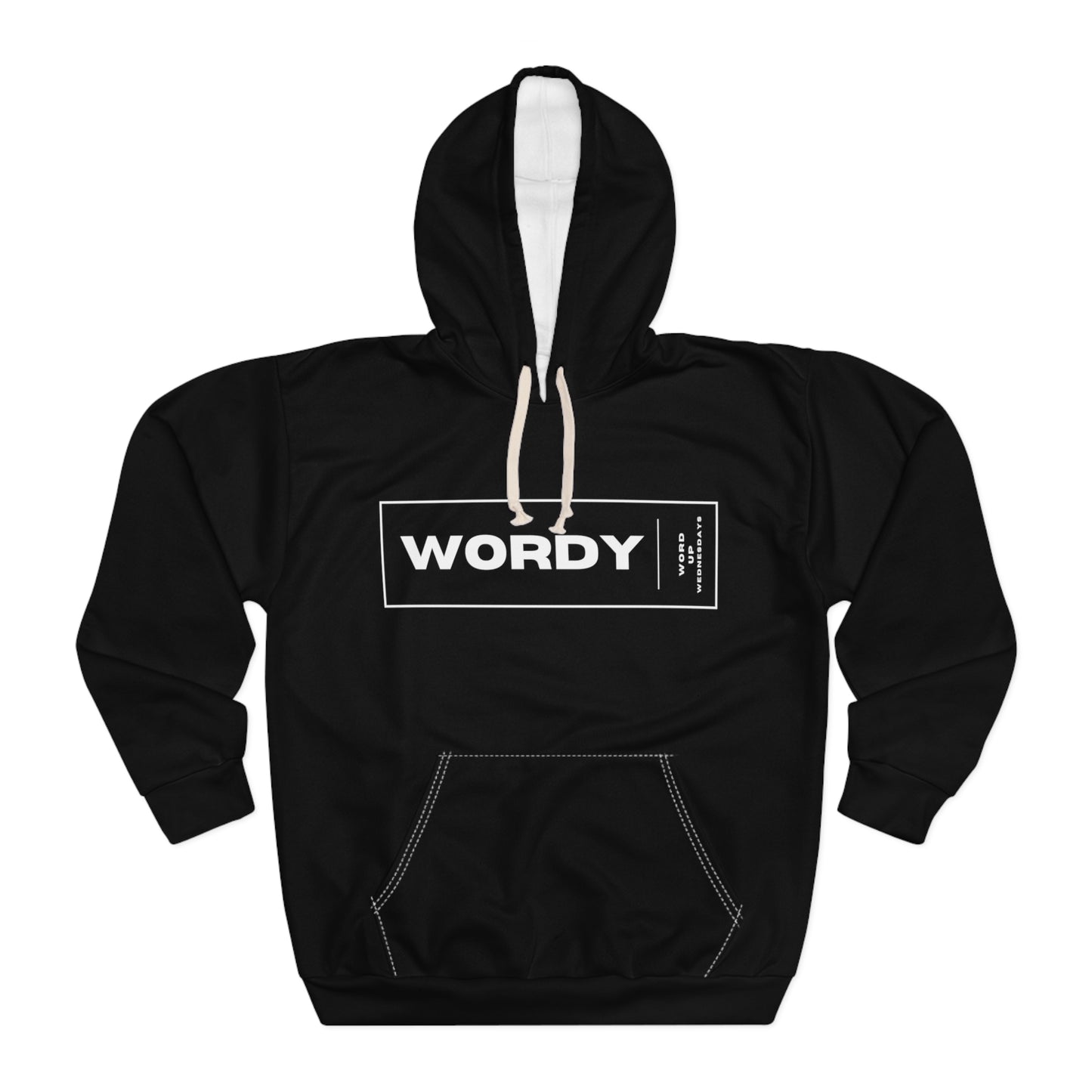 Unisex All Black "Wordy" Hoodie