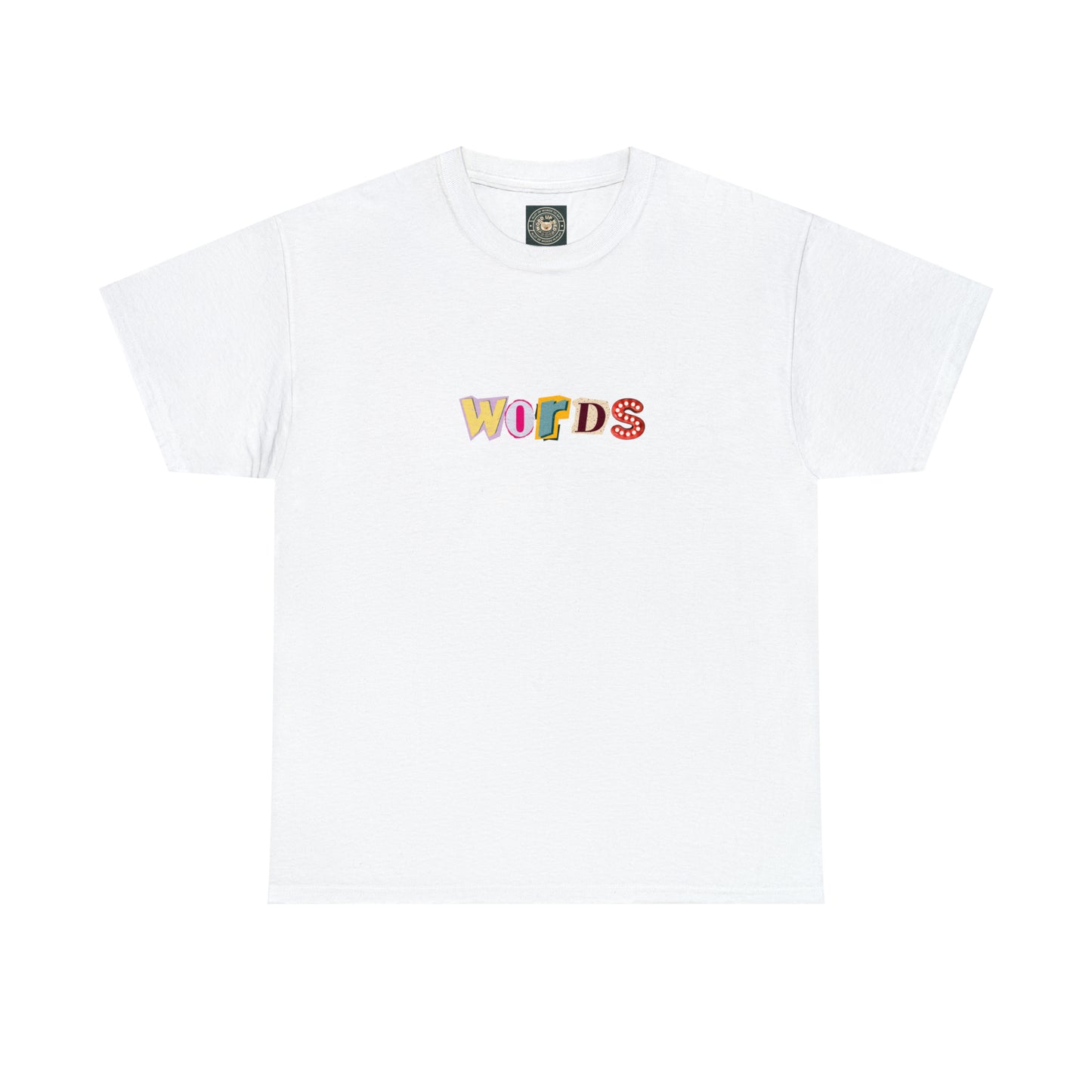 Unisex "Words" Graphic Heavy Cotton Tee