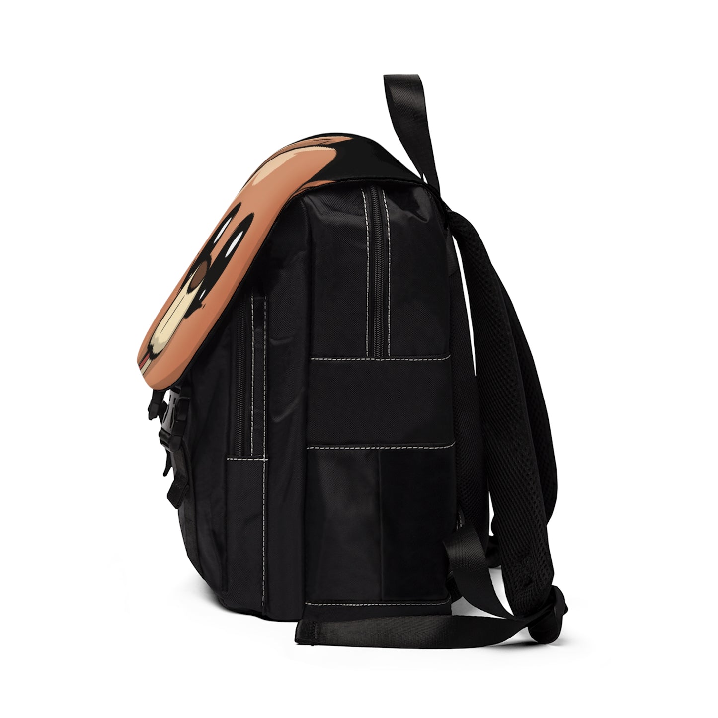 Wordy Bear Shoulder Backpack "Black"