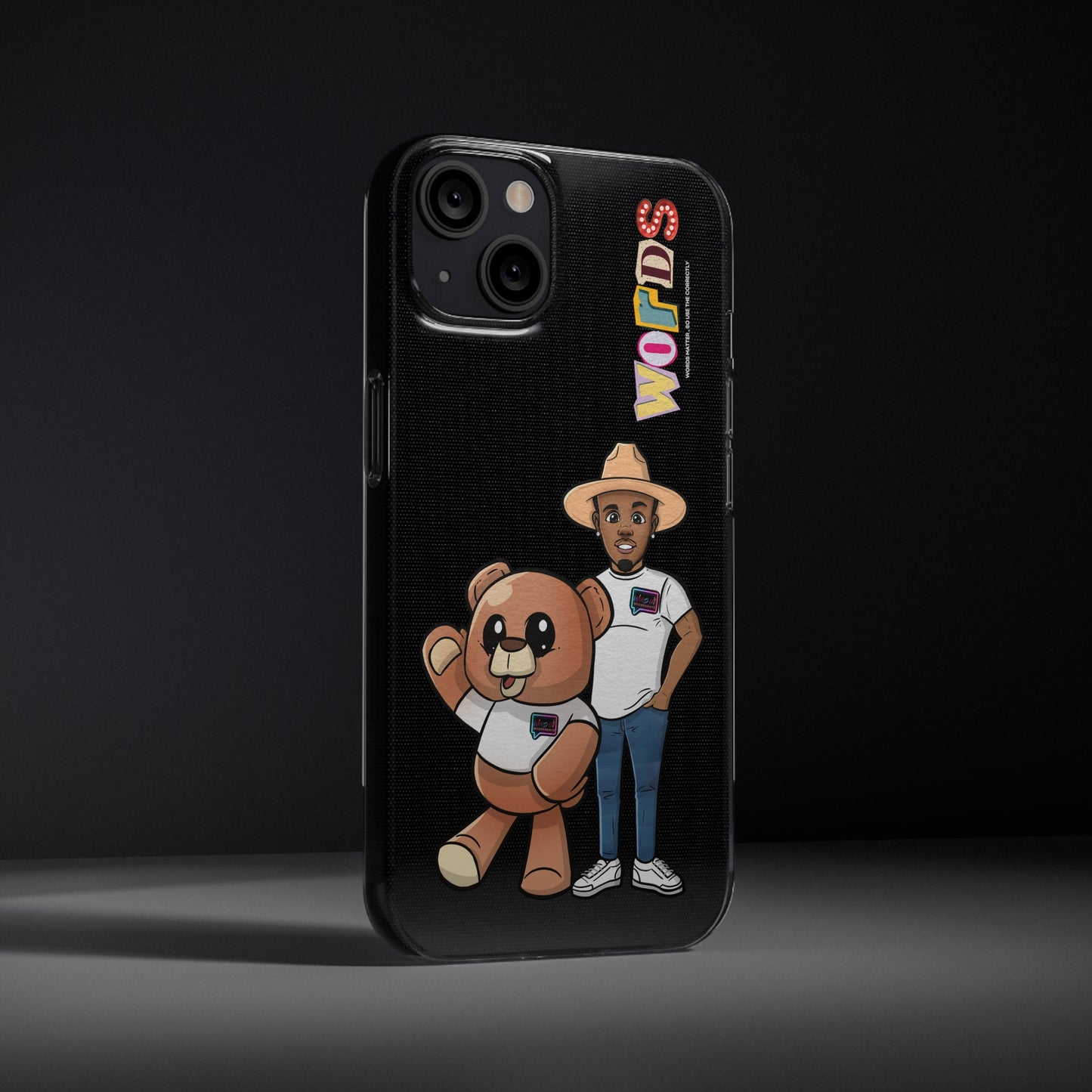 Henry and Wordy Bear Soft Phone Case