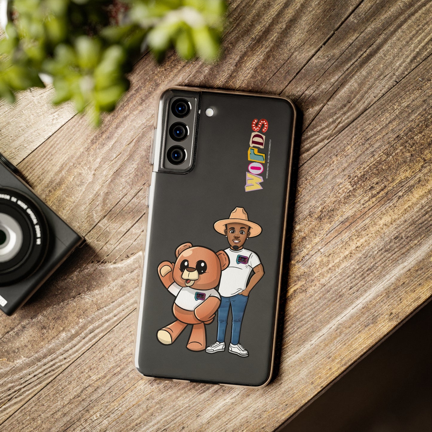 Henry and Wordy Bear Soft Phone Case