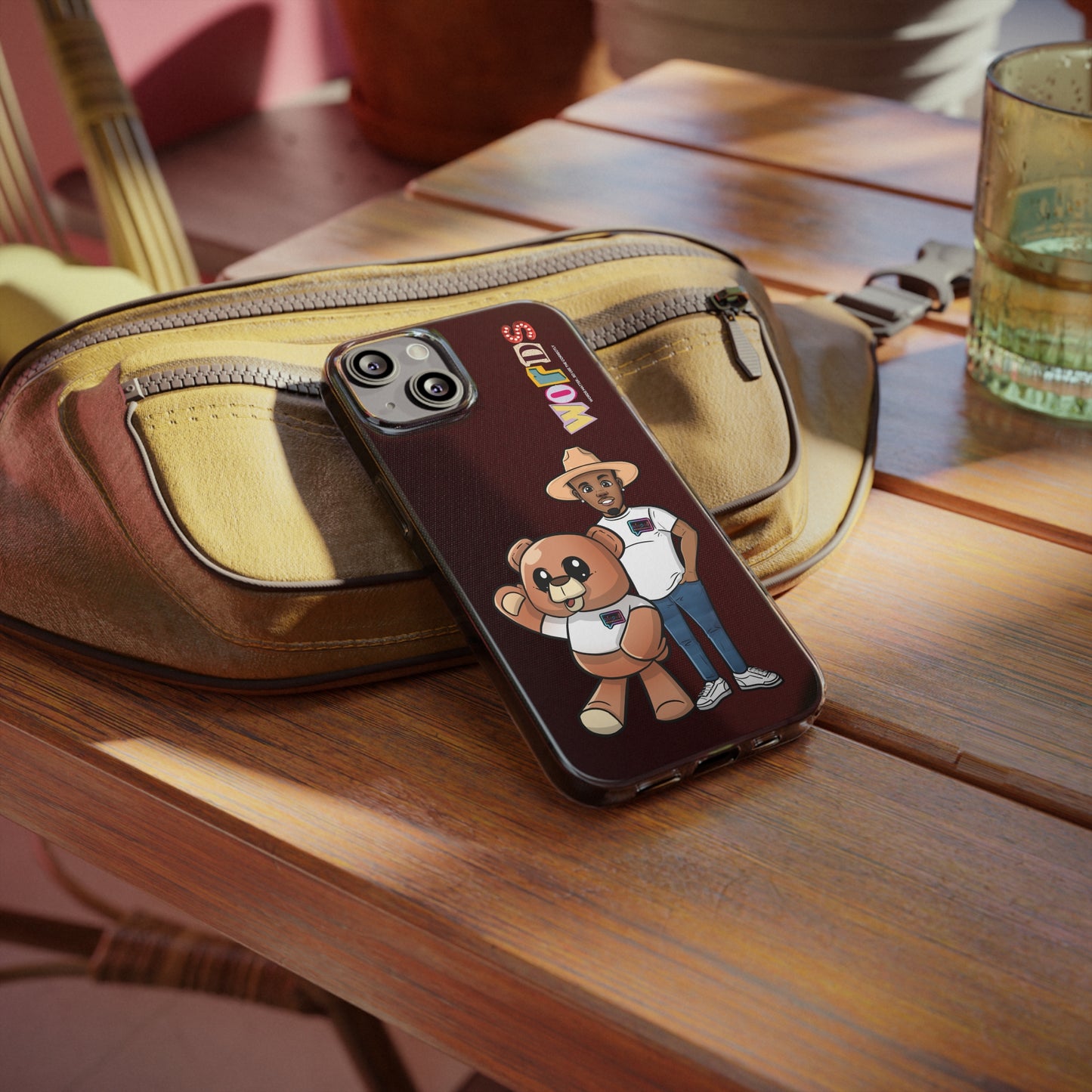 Henry and Wordy Bear Soft Phone Case