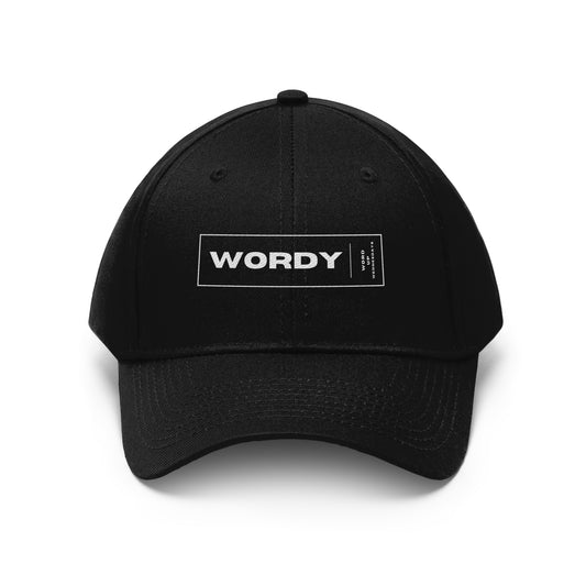 Unisex "Wordy" Twill Hat