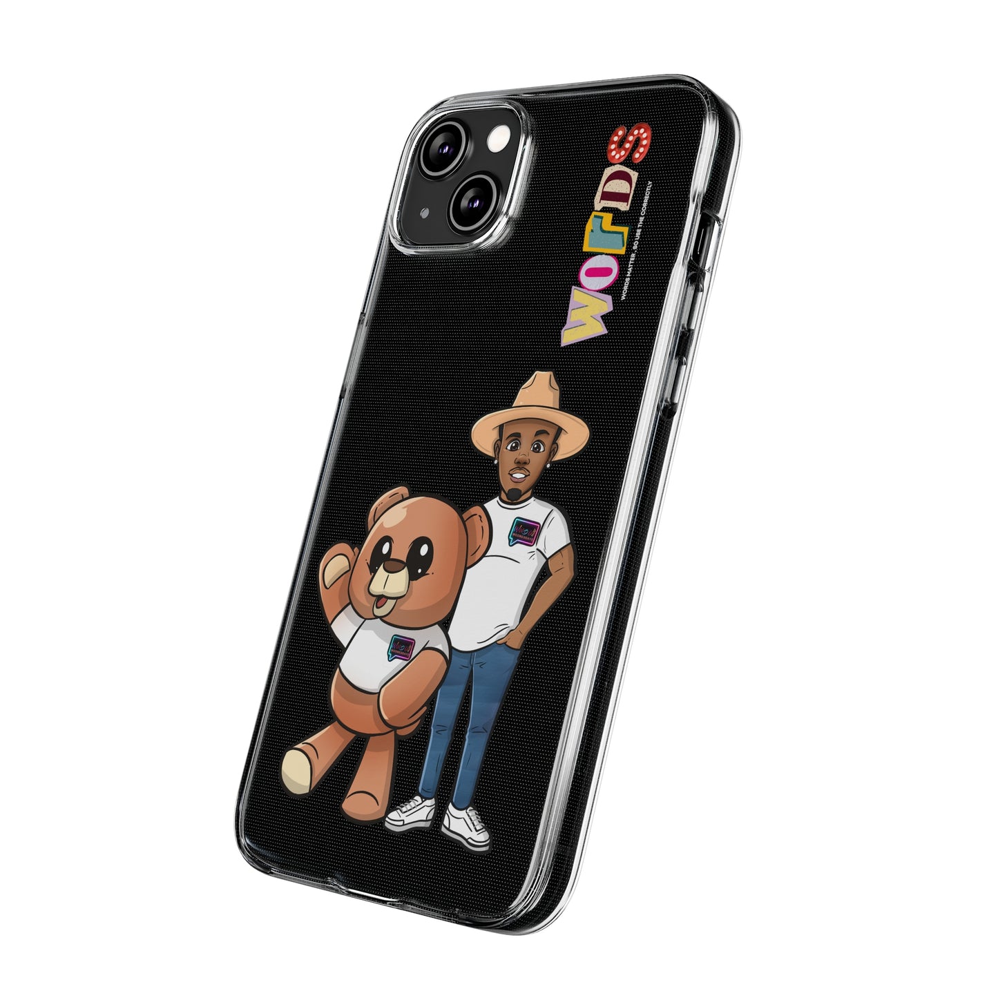 Henry and Wordy Bear Soft Phone Case