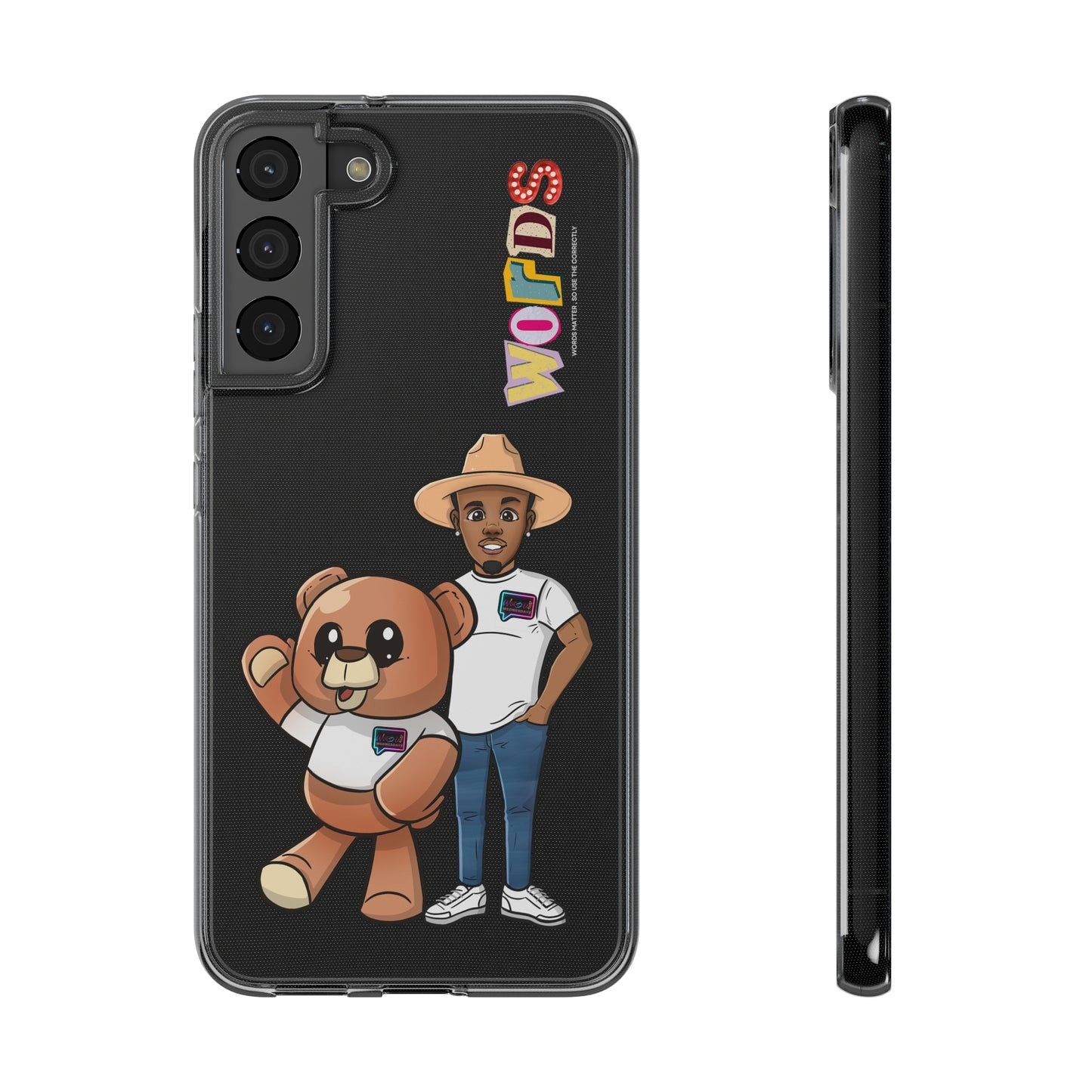 Henry and Wordy Bear Soft Phone Case