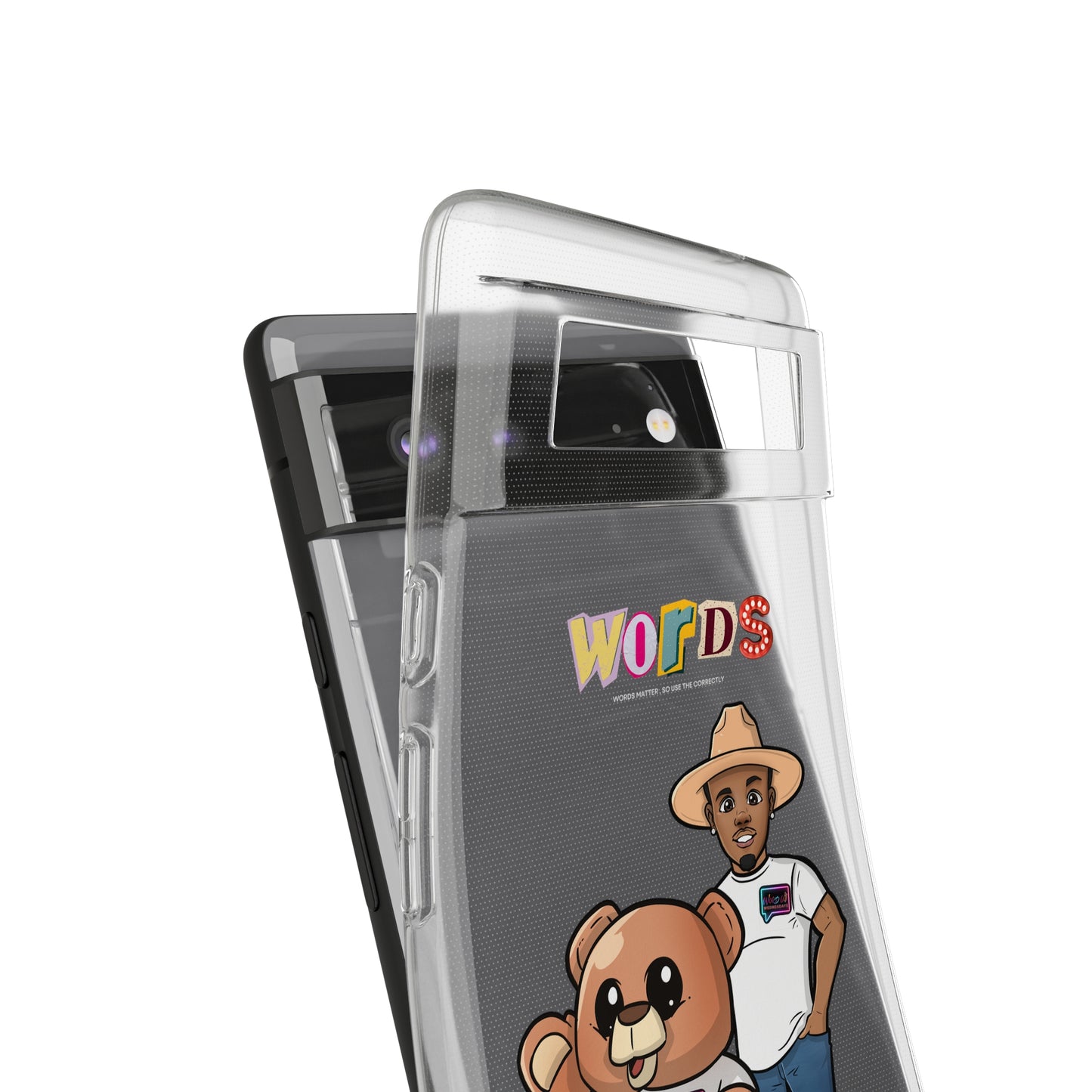 Henry and Wordy Bear Soft Phone Case