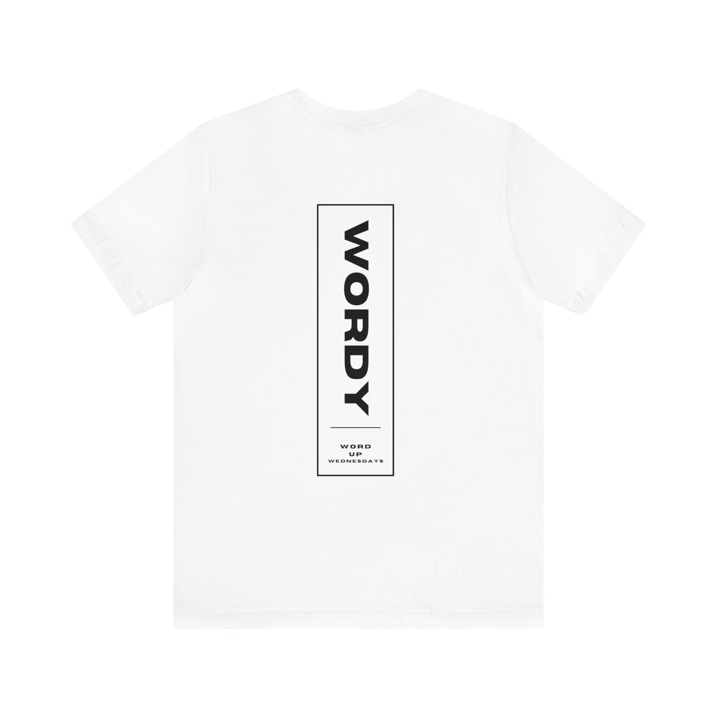 Unisex "Wordy" Double Sided Tee