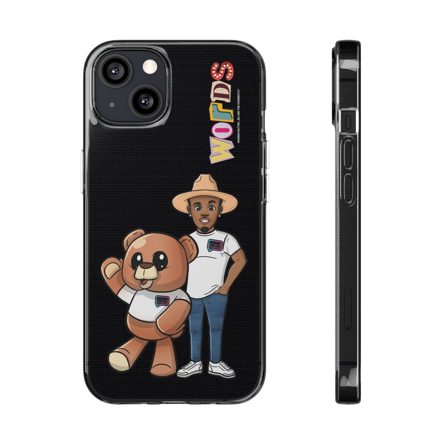 Henry and Wordy Bear Soft Phone Case