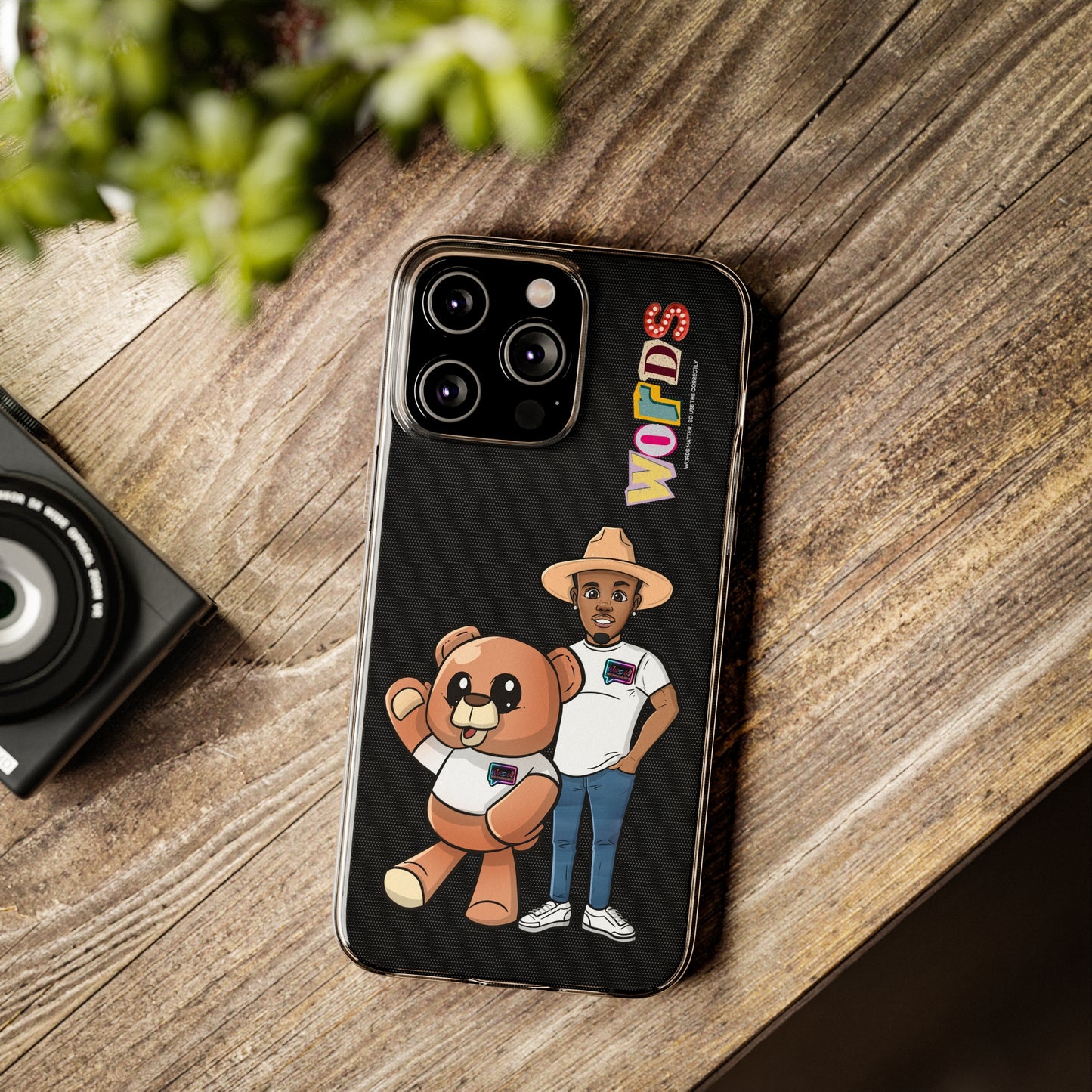 Henry and Wordy Bear Soft Phone Case