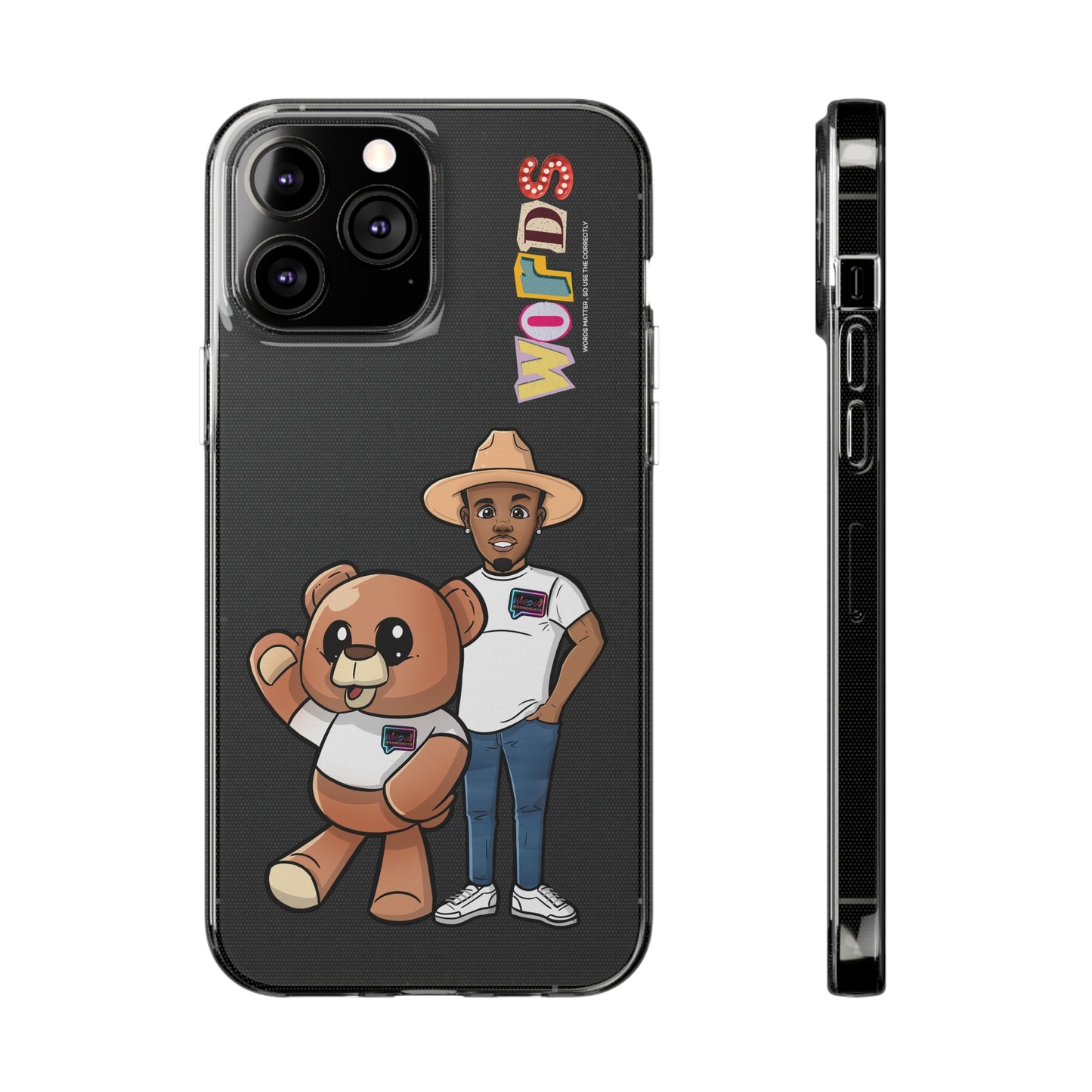 Henry and Wordy Bear Soft Phone Case