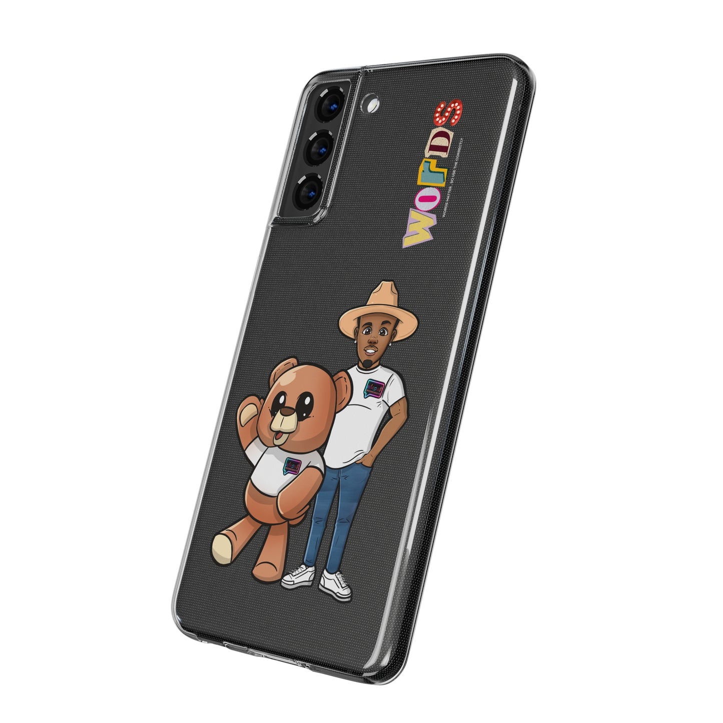 Henry and Wordy Bear Soft Phone Case