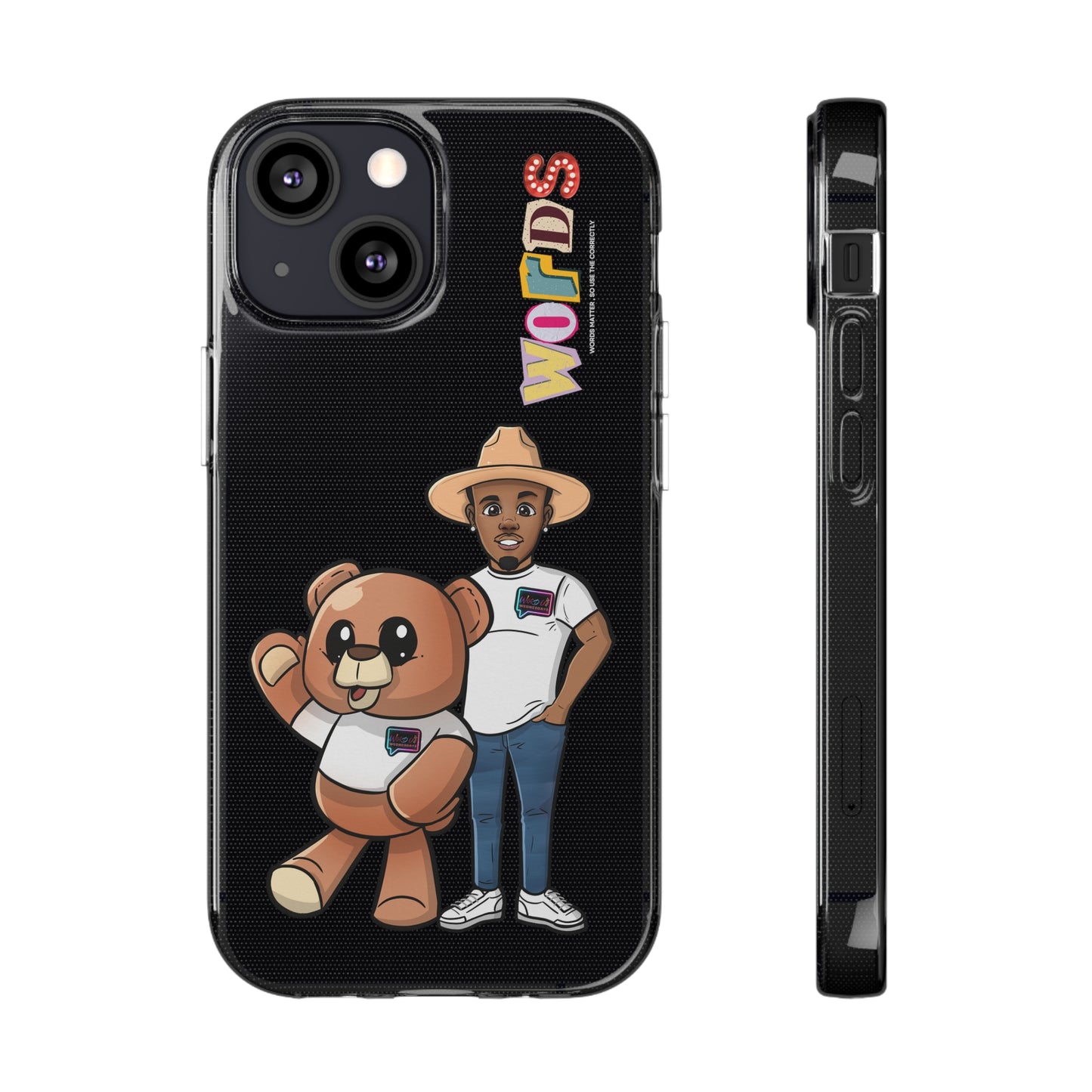 Henry and Wordy Bear Soft Phone Case