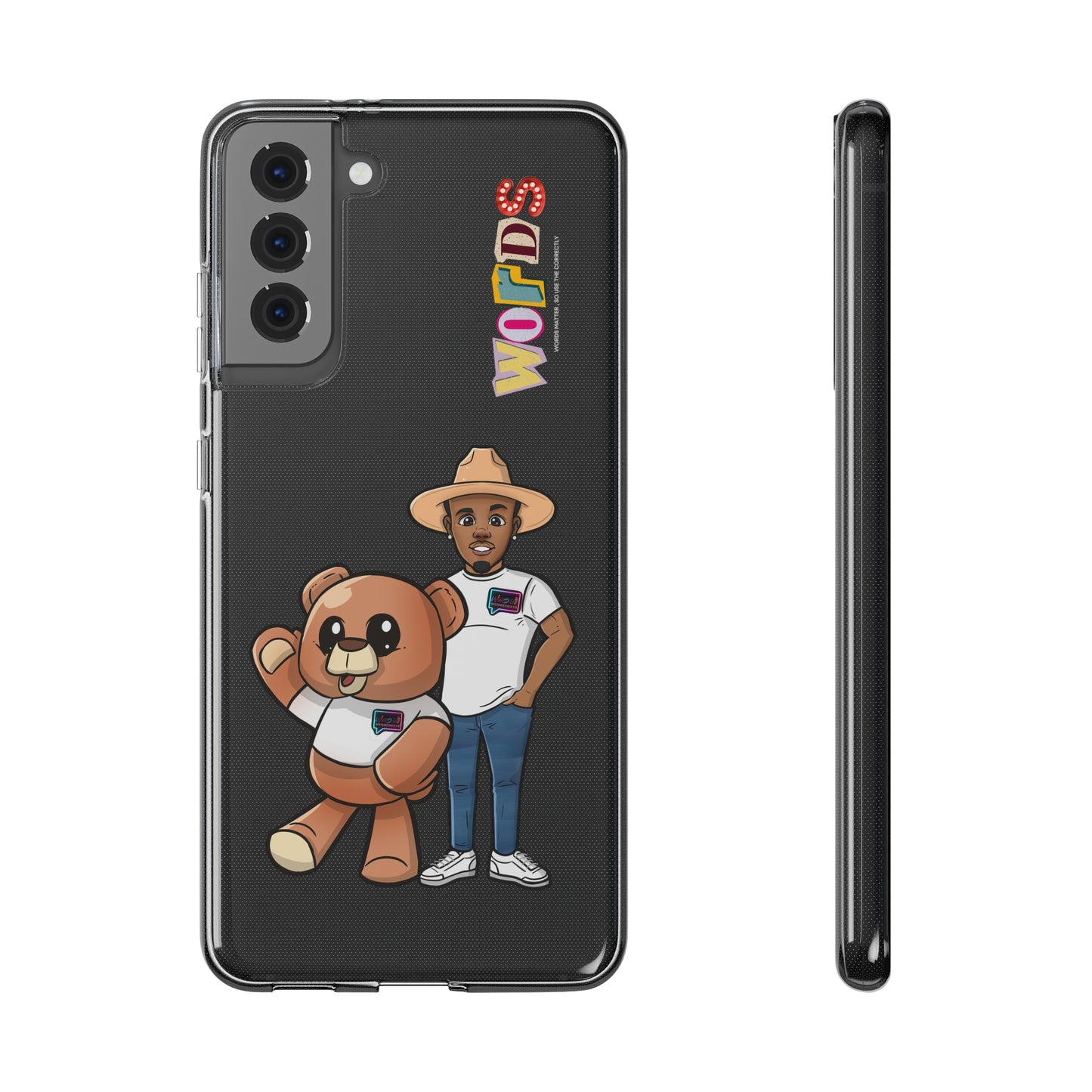 Henry and Wordy Bear Soft Phone Case