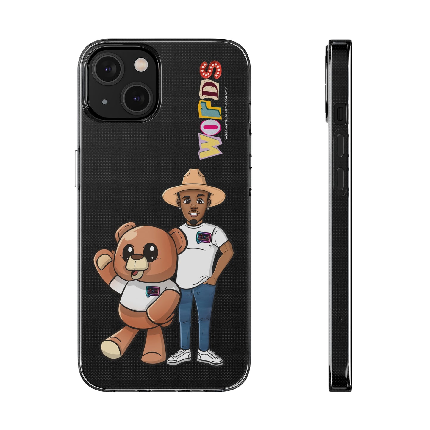 Henry and Wordy Bear Soft Phone Case