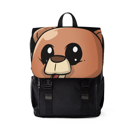 Wordy Bear Shoulder Backpack "Black"