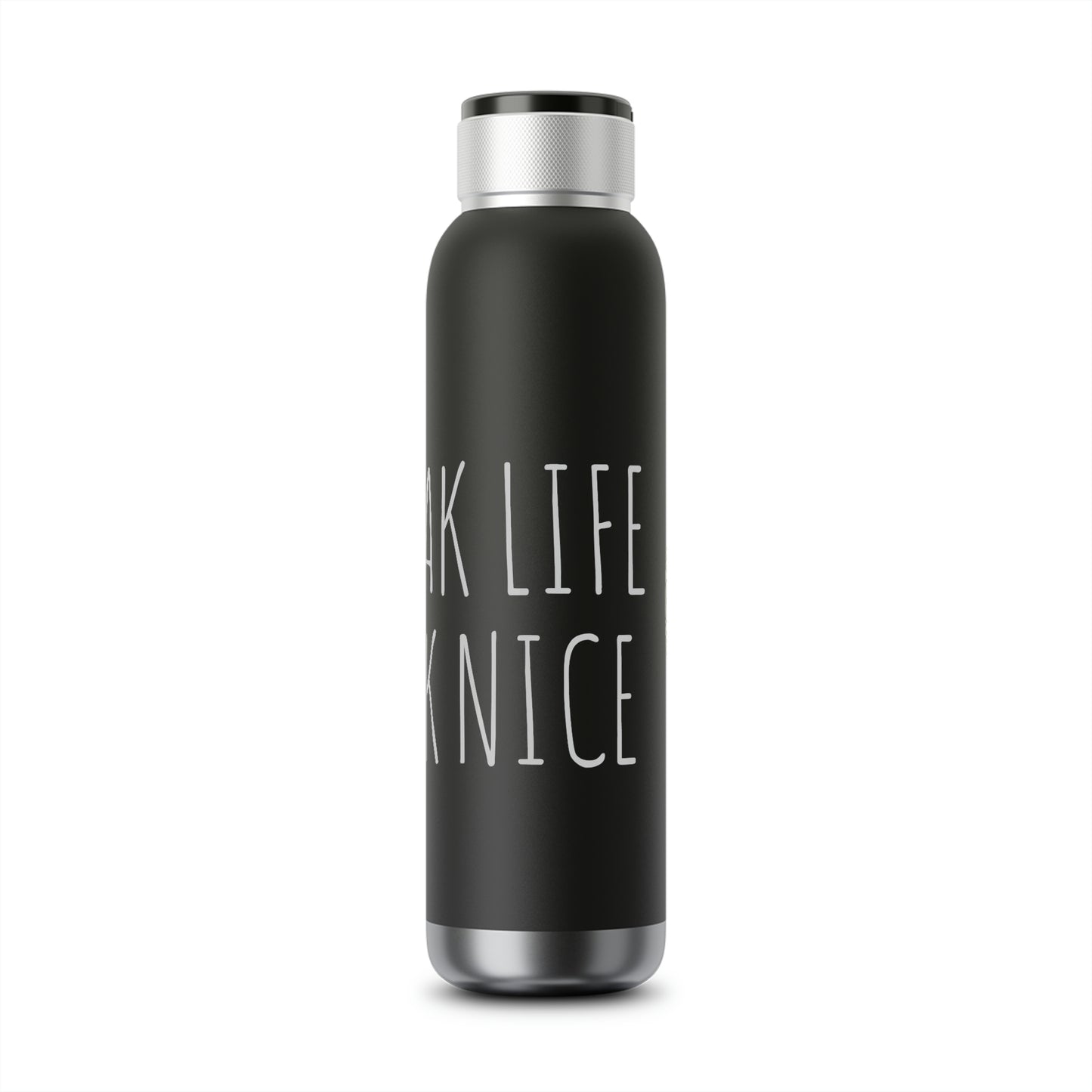 "Speak Life- Talk Nice" Bluetooth Soundwave Copper Vacuum Audio Bottle 22oz