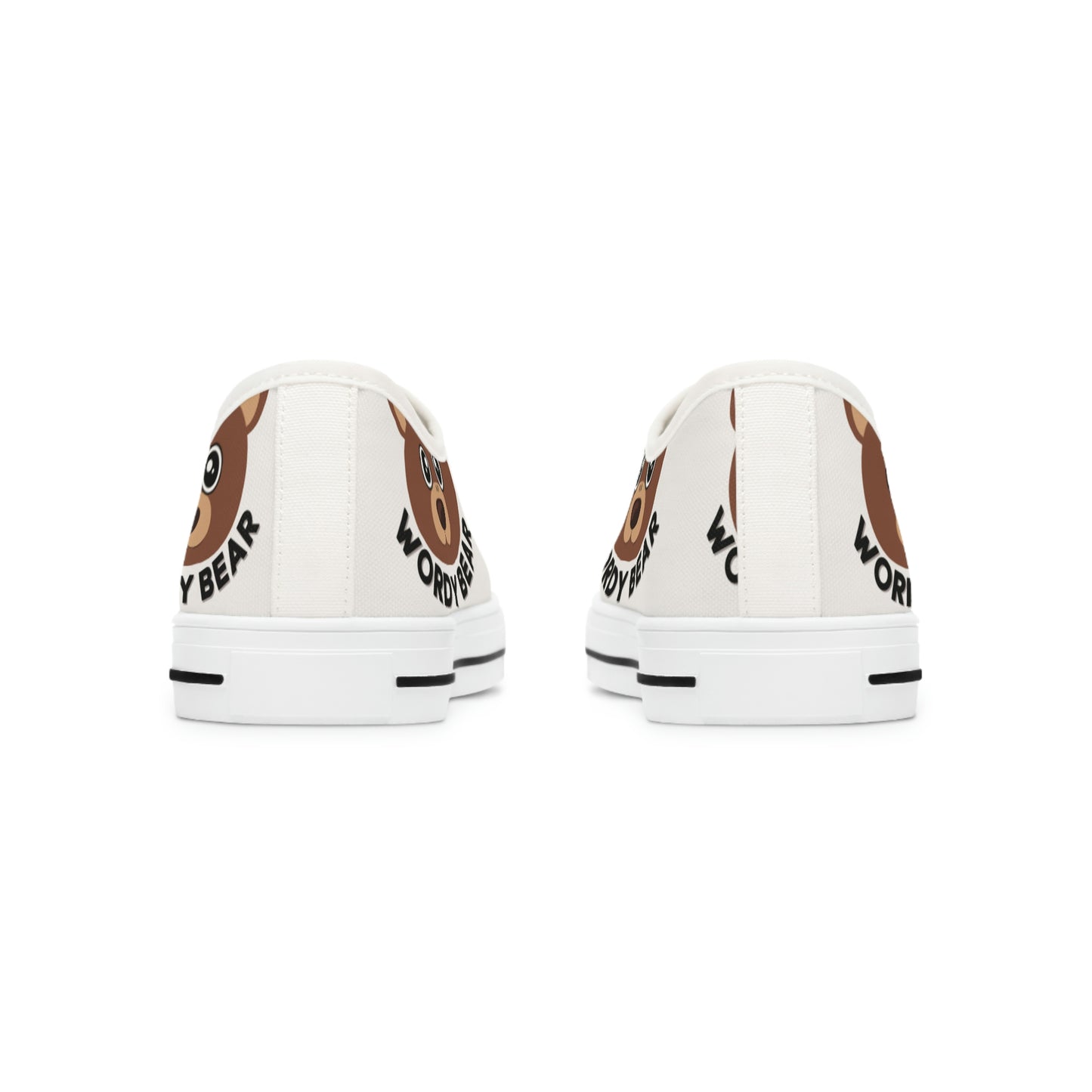 Women's "Wordy Bear Classics" Low Top Sneakers