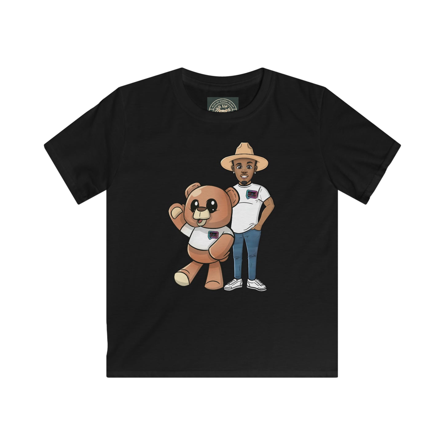 Kids "Henry and Wordy Bear" Softstyle Tee