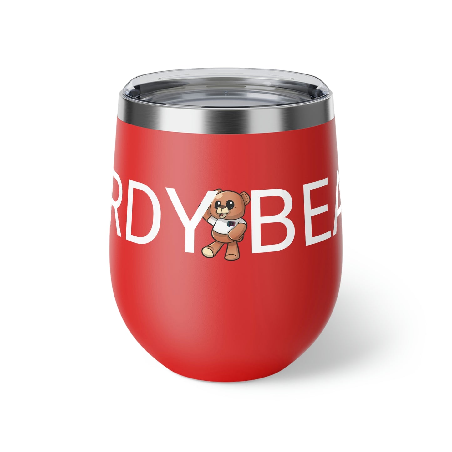 "Wordy Bear" Copper Vacuum Insulated Cup, 12oz