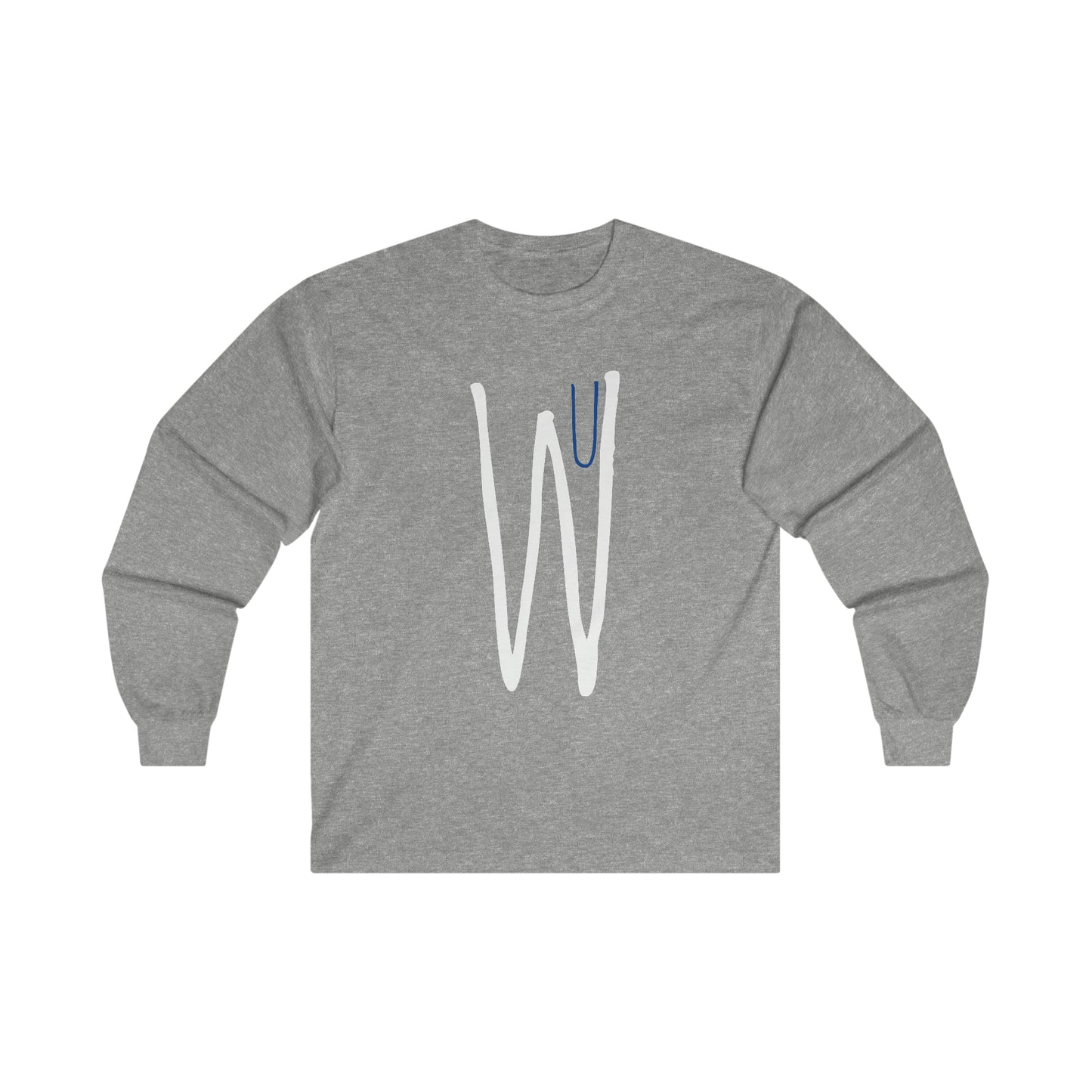 WU University Graphic Long Sleeve Unisex Tee