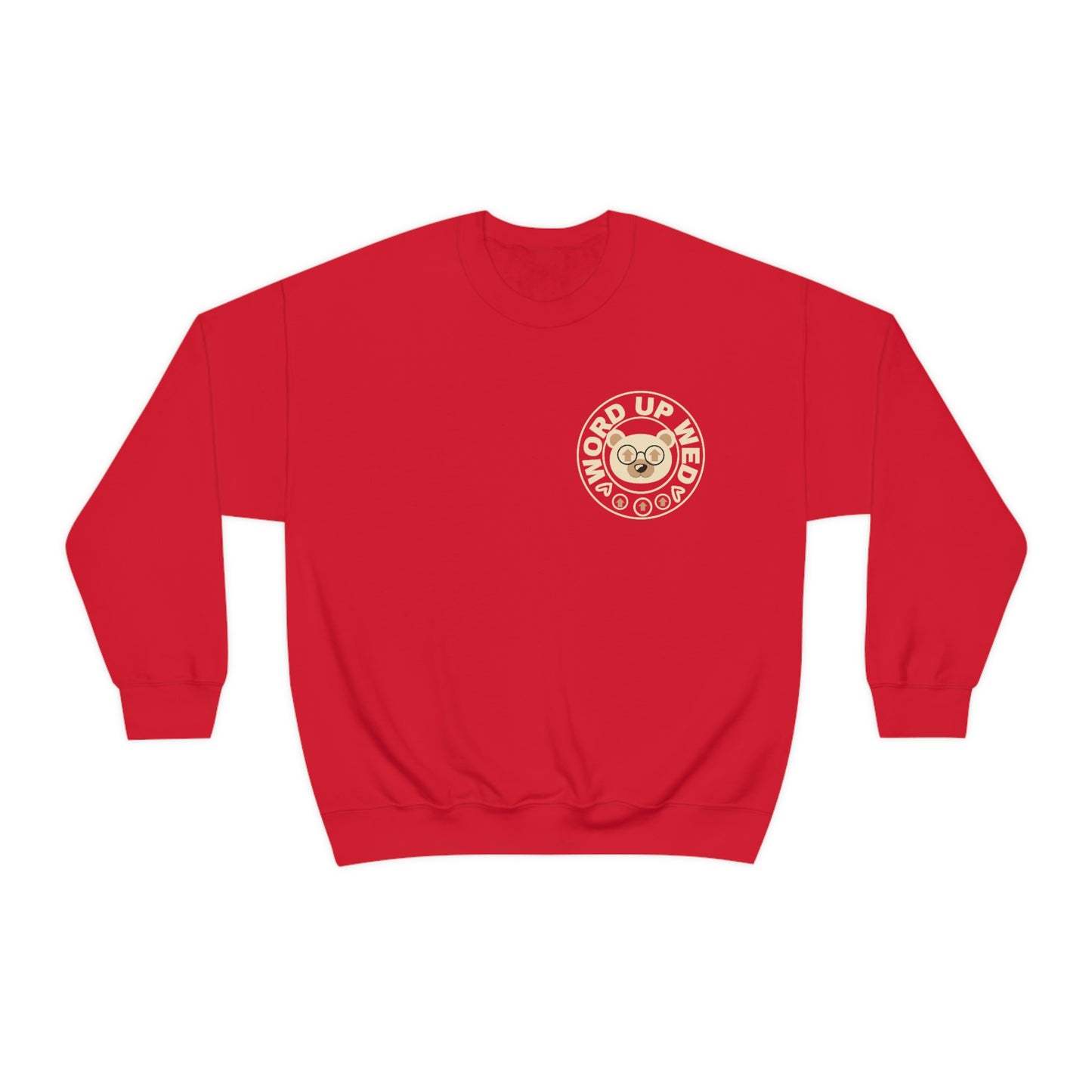 Unisex "Word Up Wednesdays Logo" Crewneck Sweatshirt