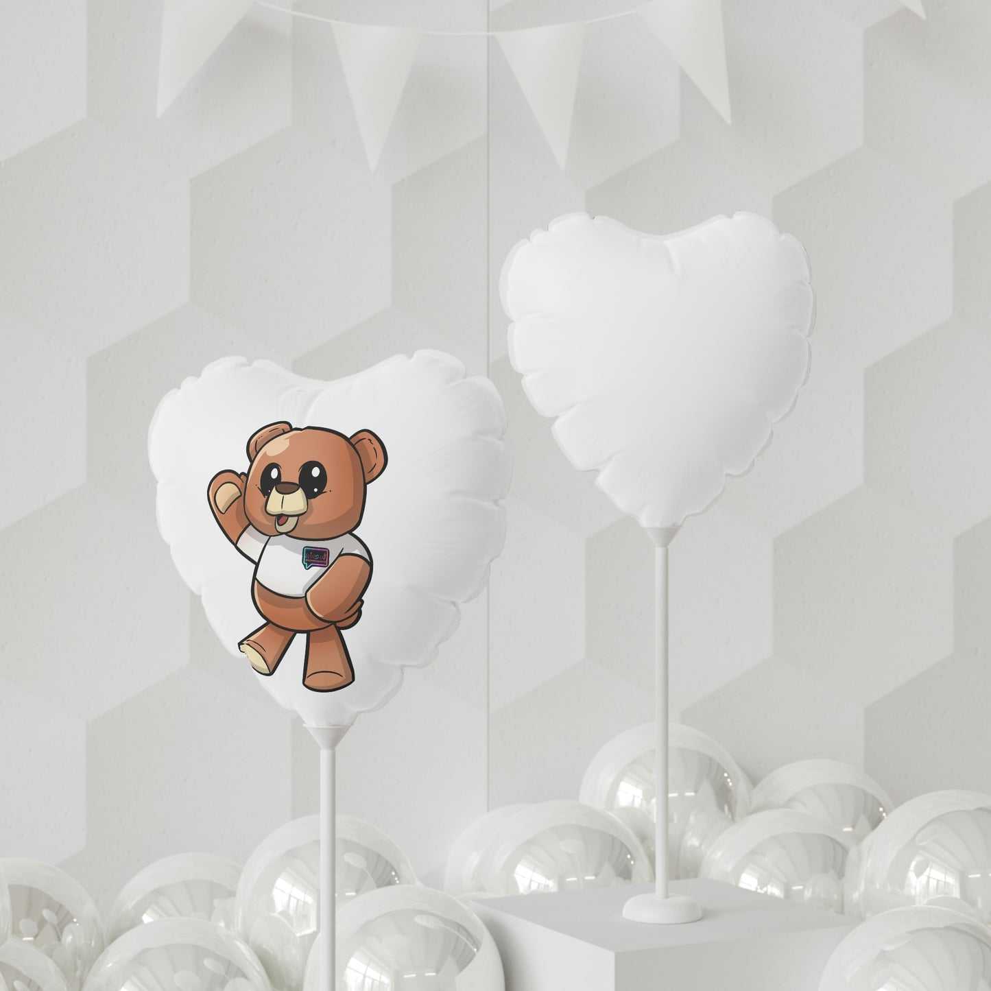 "Wordy Bear" Birthday and Party Balloons 11"