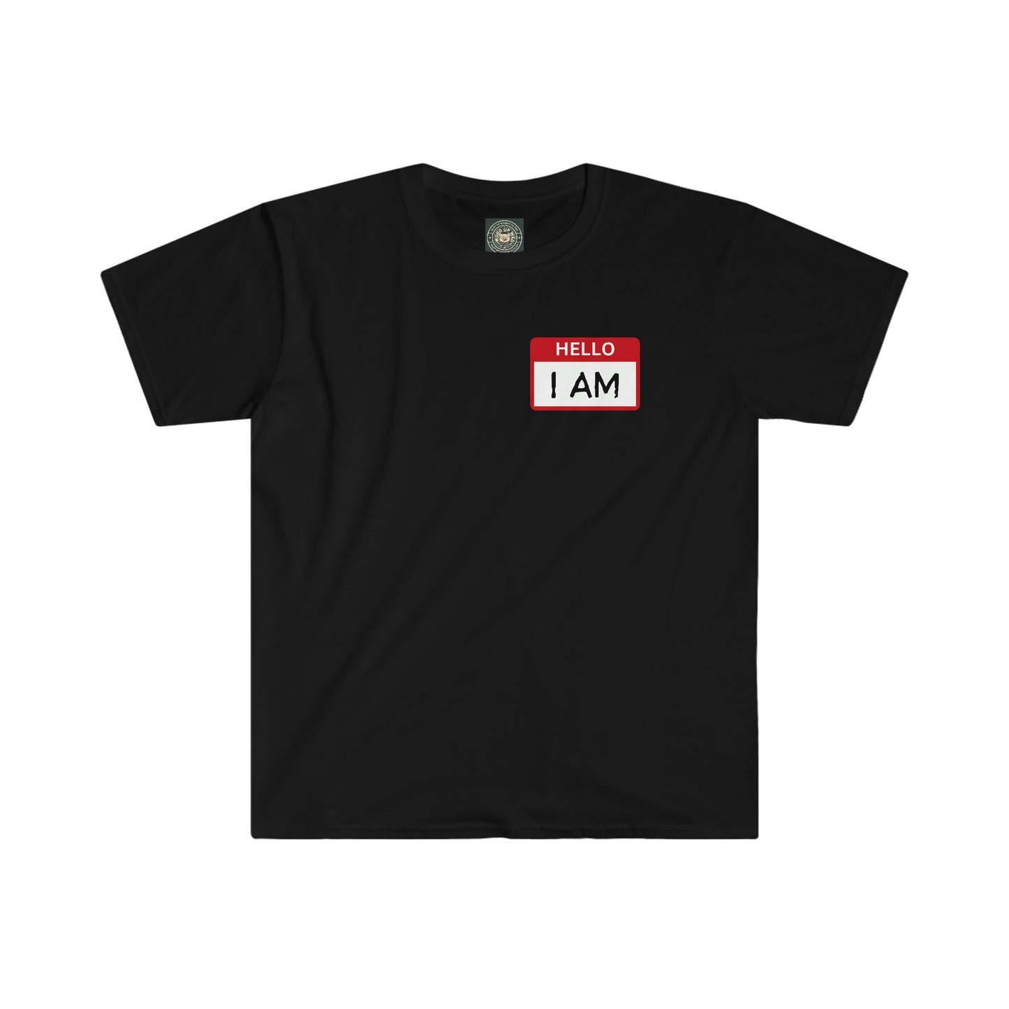 Unisex "Hello I AM" Name Tag Tee