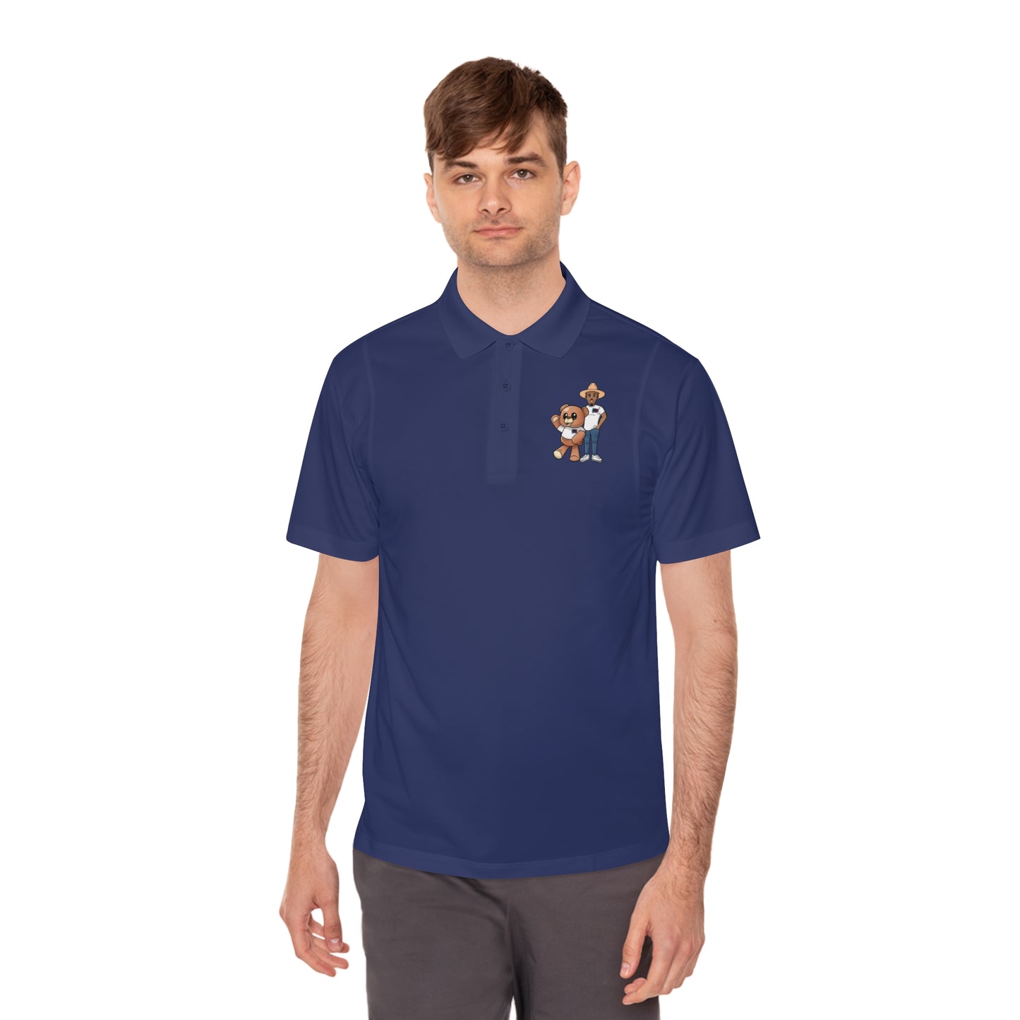 Men's "Word Up Wednesdays" Logo Sport Polo Shirt